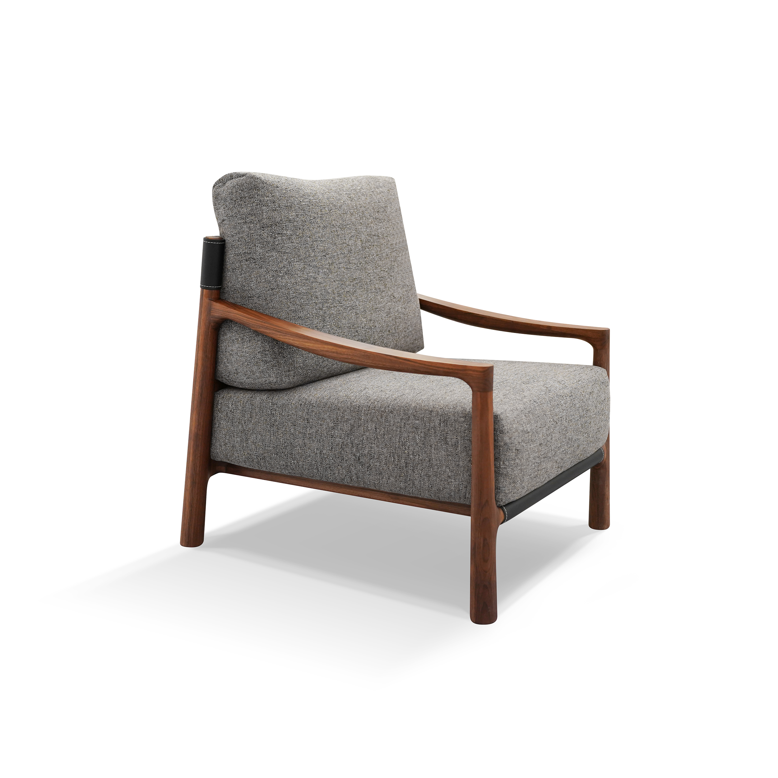 Dark Wood Accent Chair DMDY902