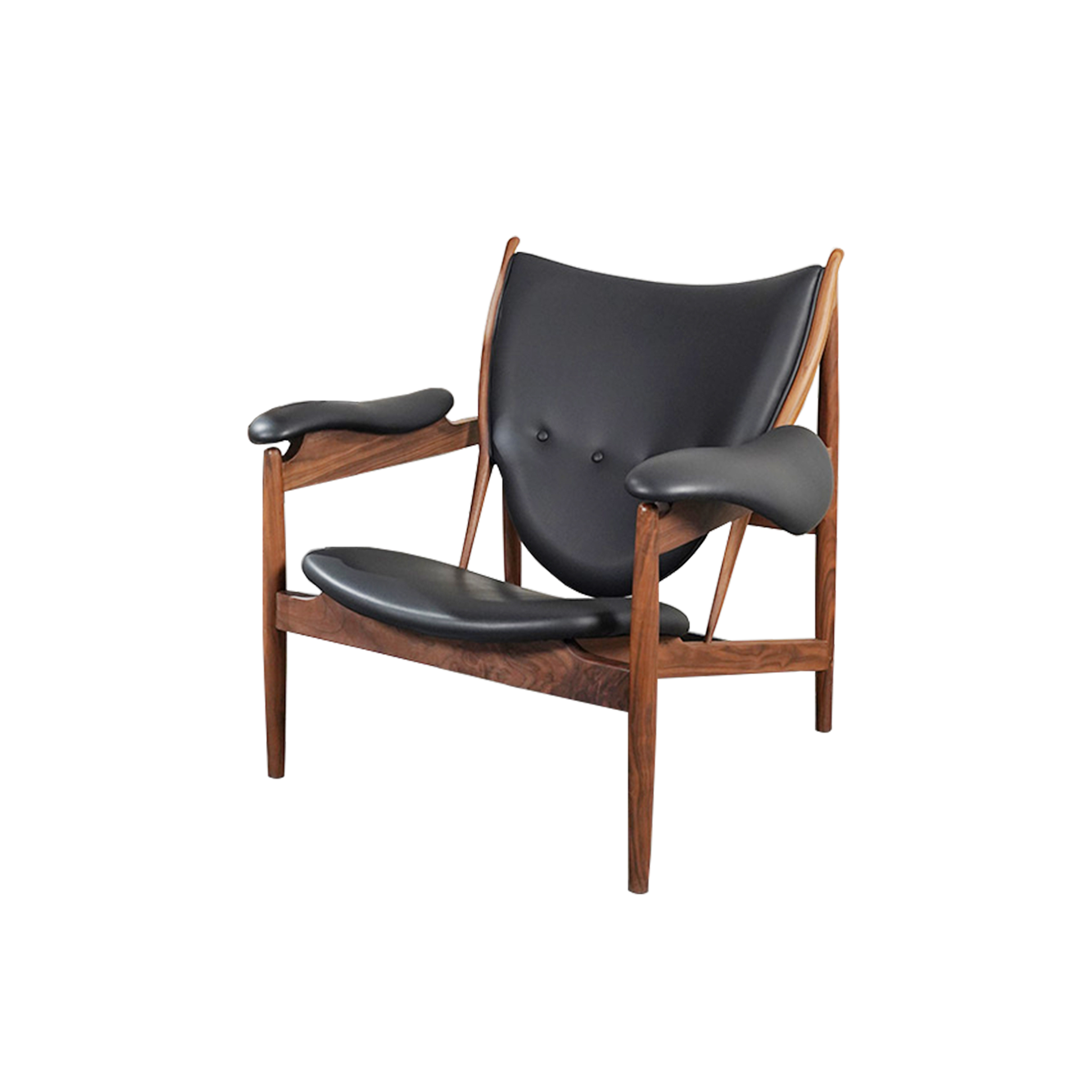 Dark Wood Accent Chair DMDY905