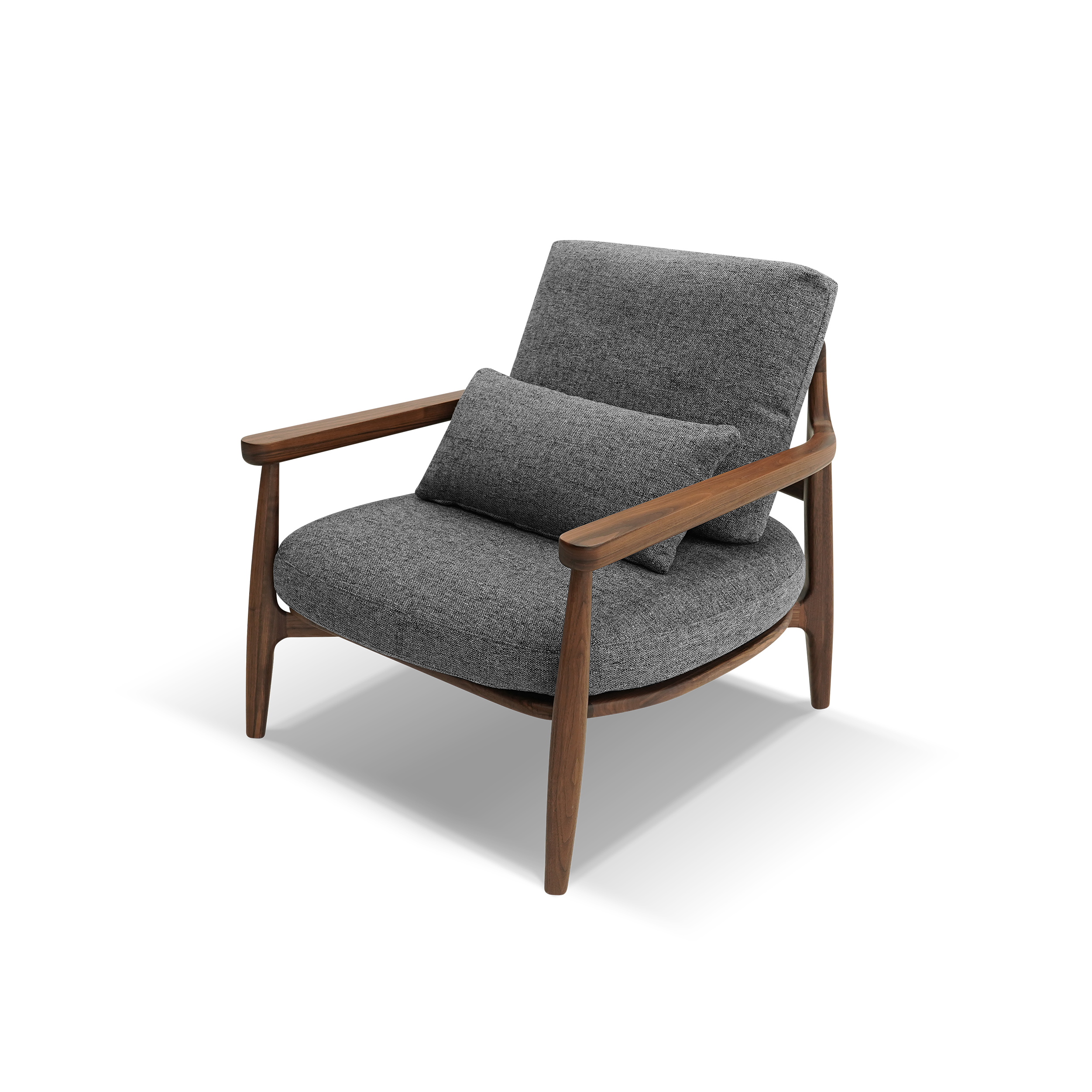 Dark Wood Accent Chair DMDY921
