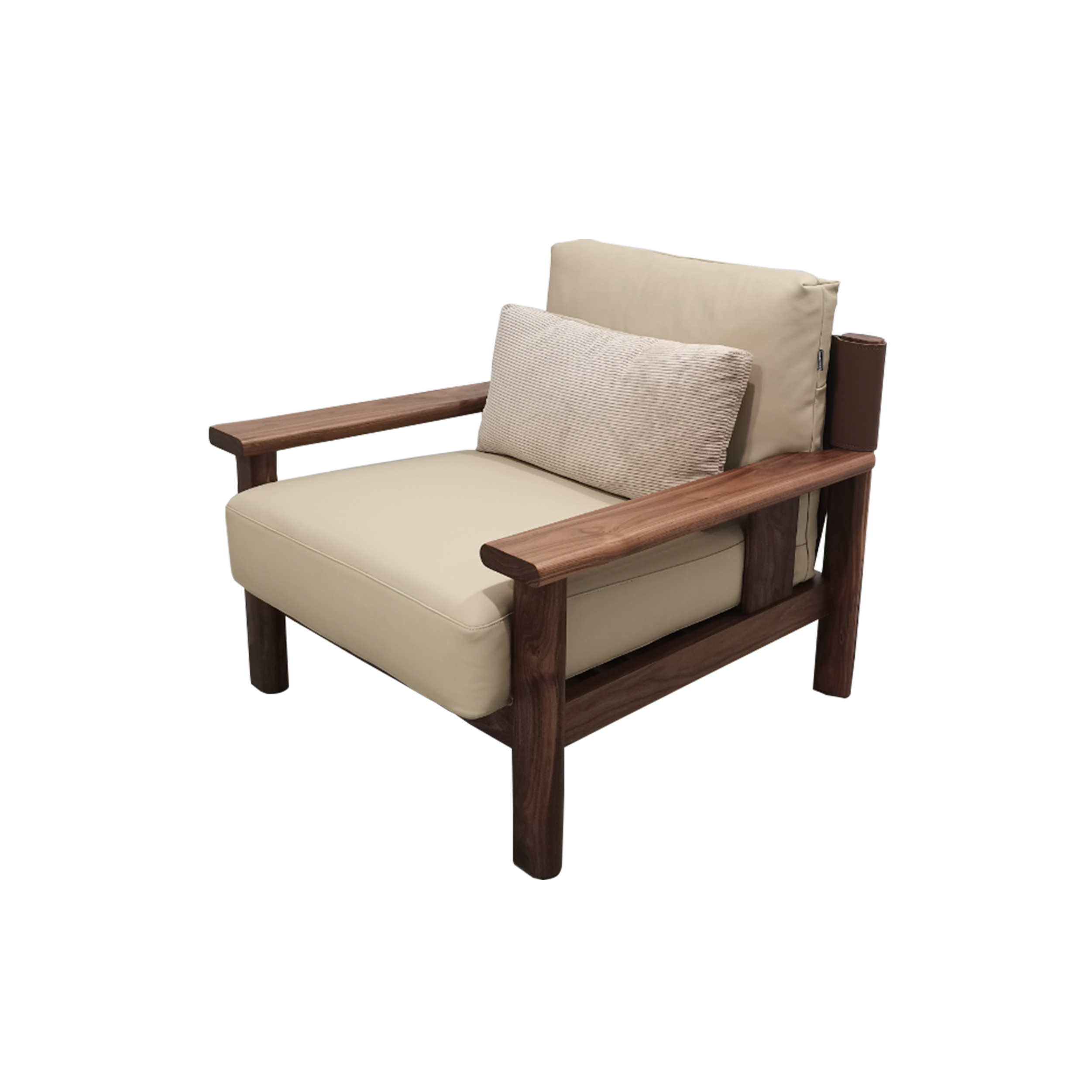 Dark Wood Accent Chair DMDY922