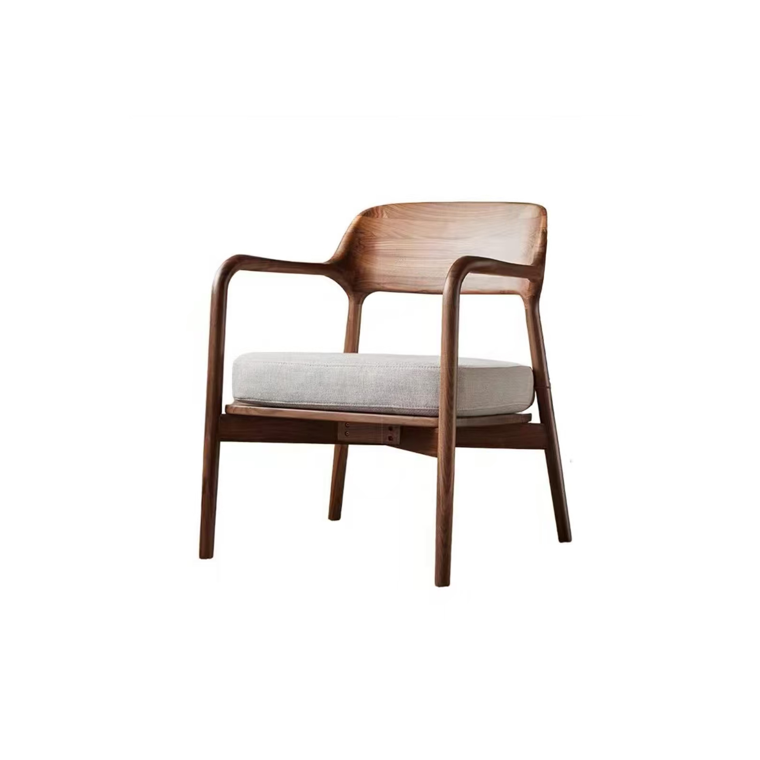 Dark Wood Accent Chair DMDY923