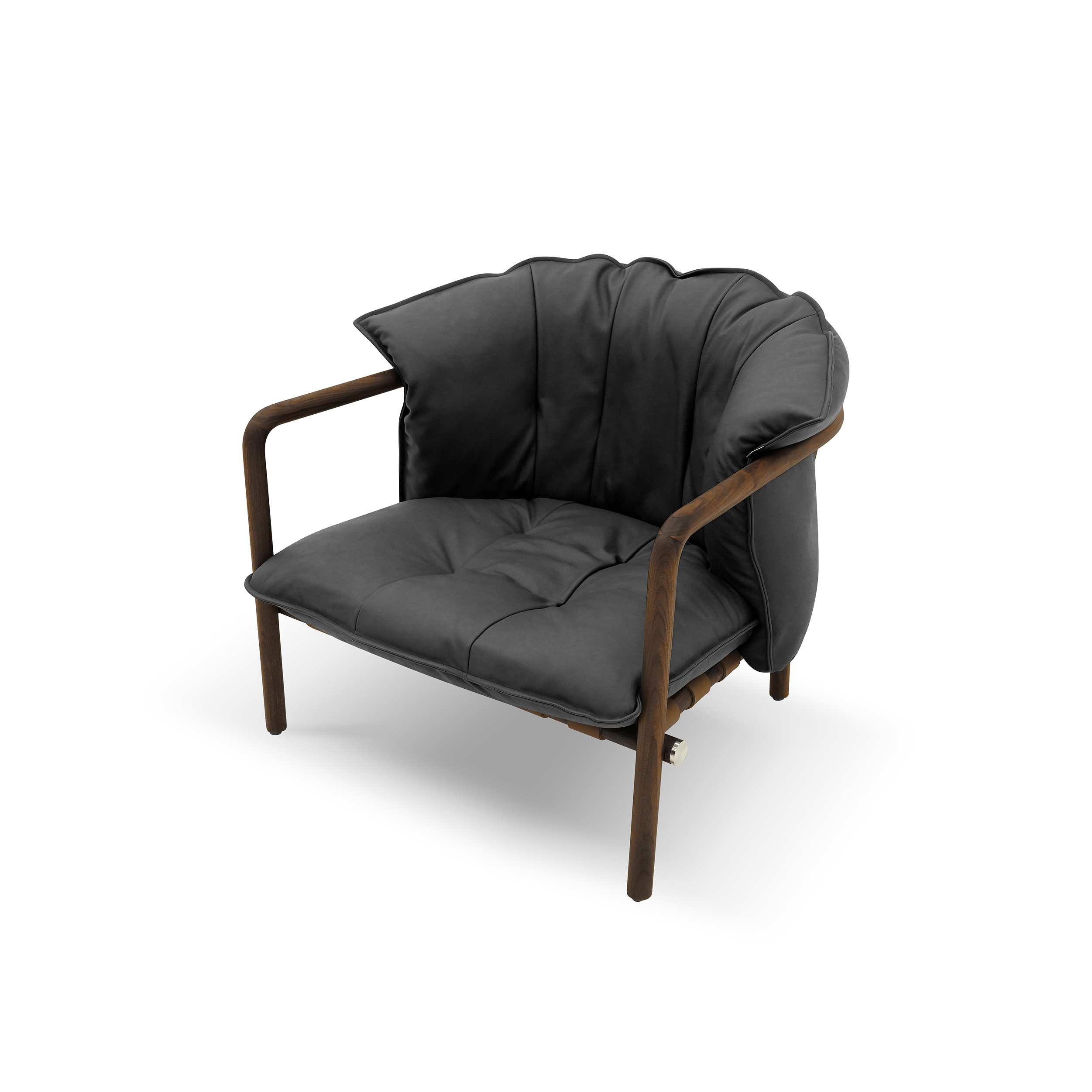 Dark Wood Accent Chair DMDY927