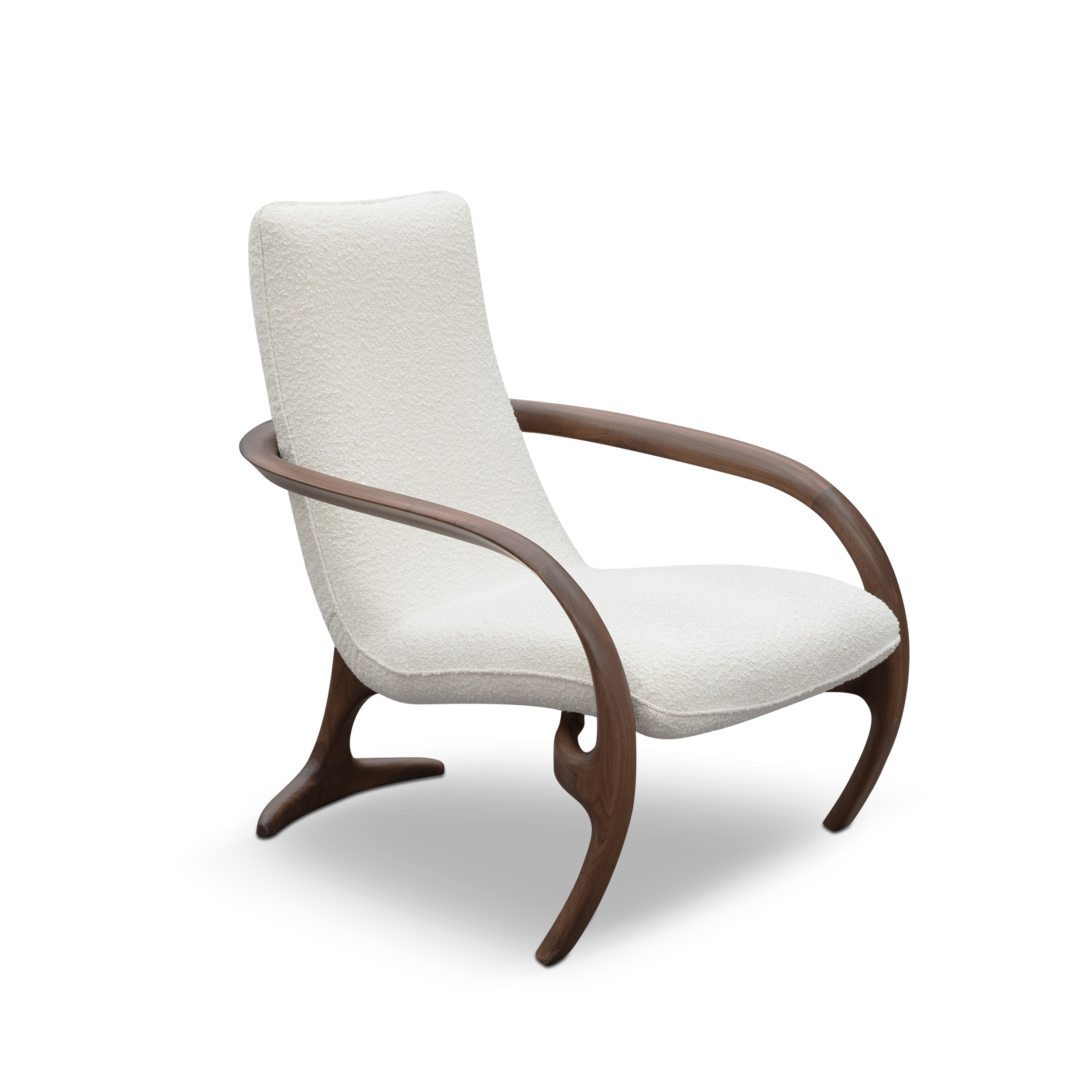 Dark Wood Accent Chair DMDY929