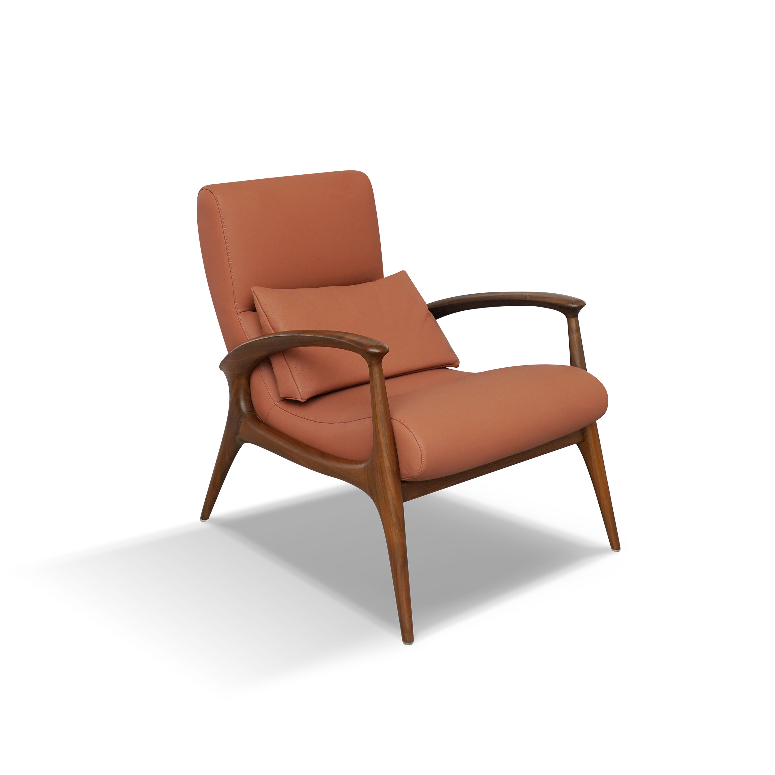 Dark Wood Accent Chair DMDY933