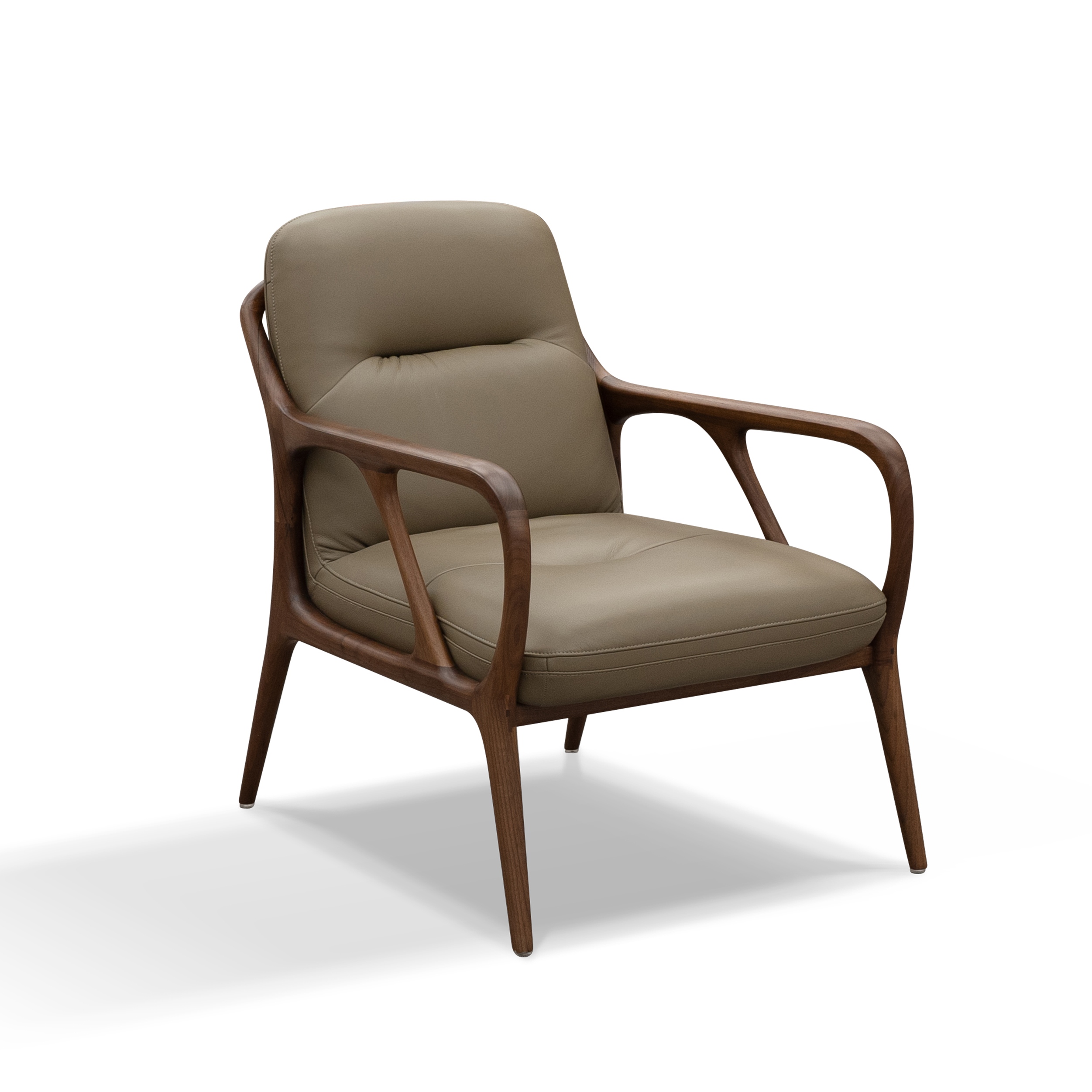 Dark Wood Accent Chair DMDY935