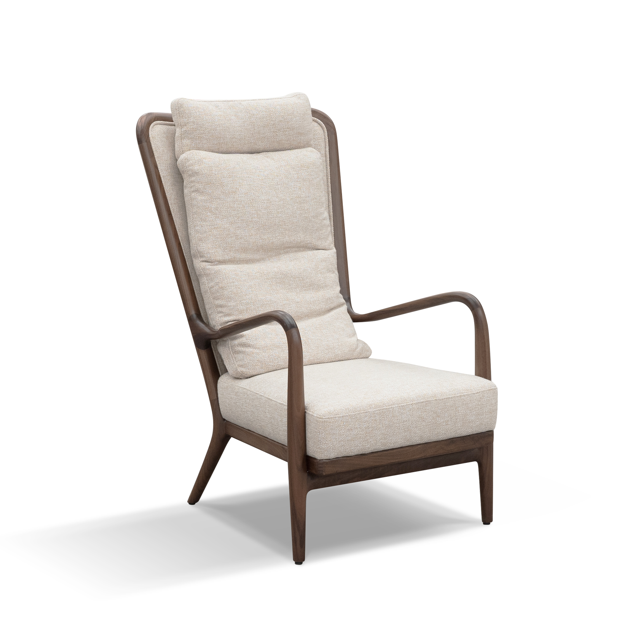Dark Wood Accent Chair DMDY936