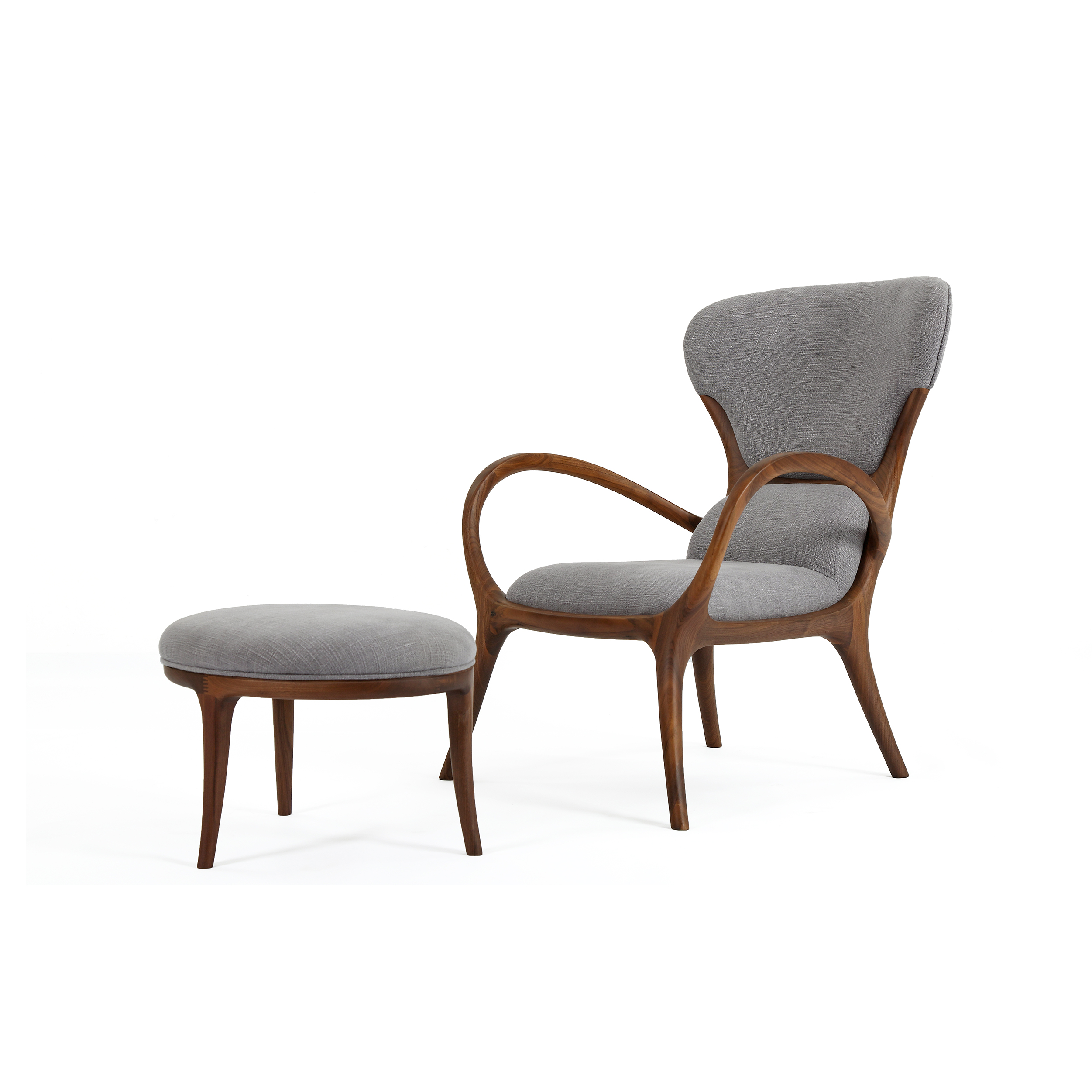 Dark Wood Accent Chair DMDY937
