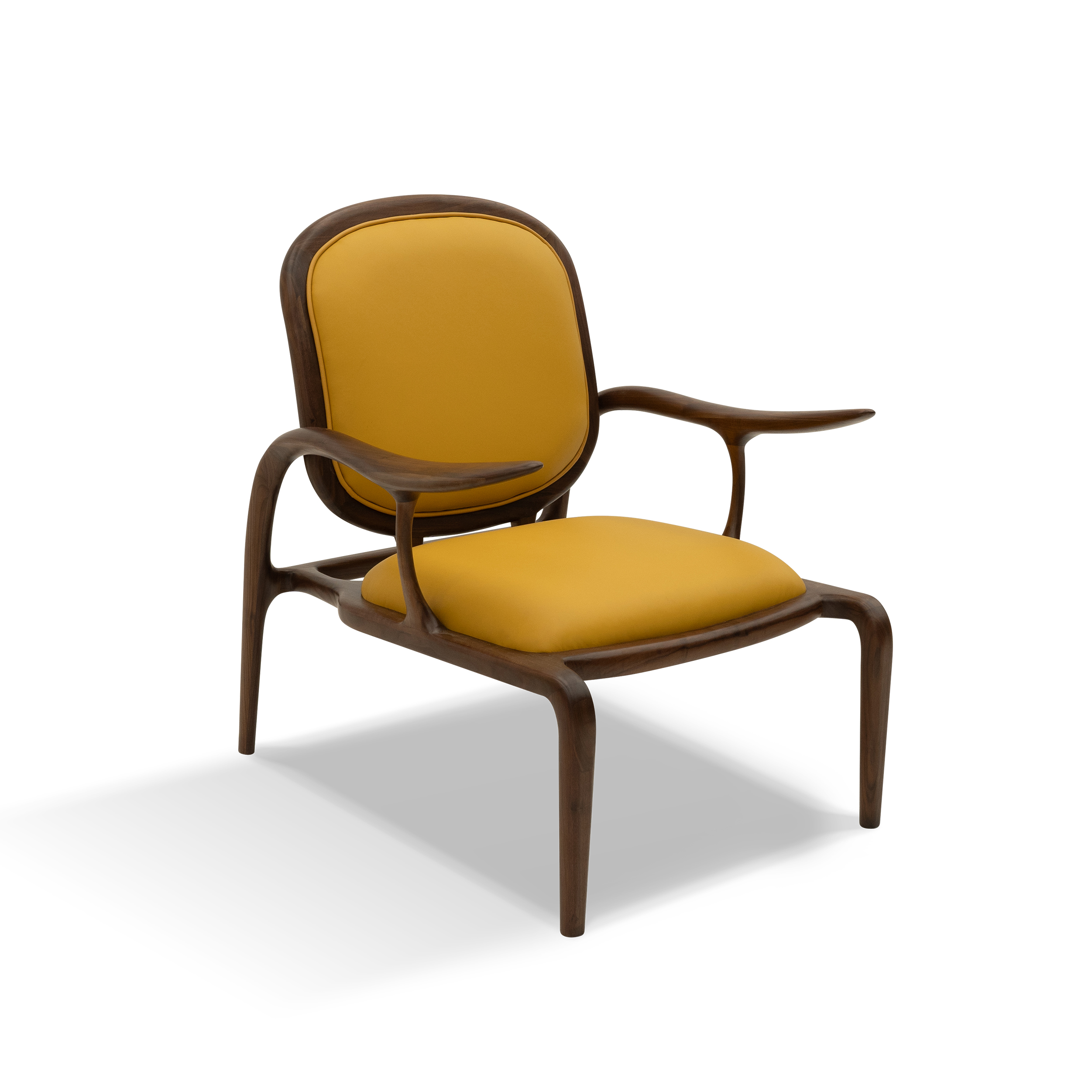 Dark Wood Accent Chair DMDY952