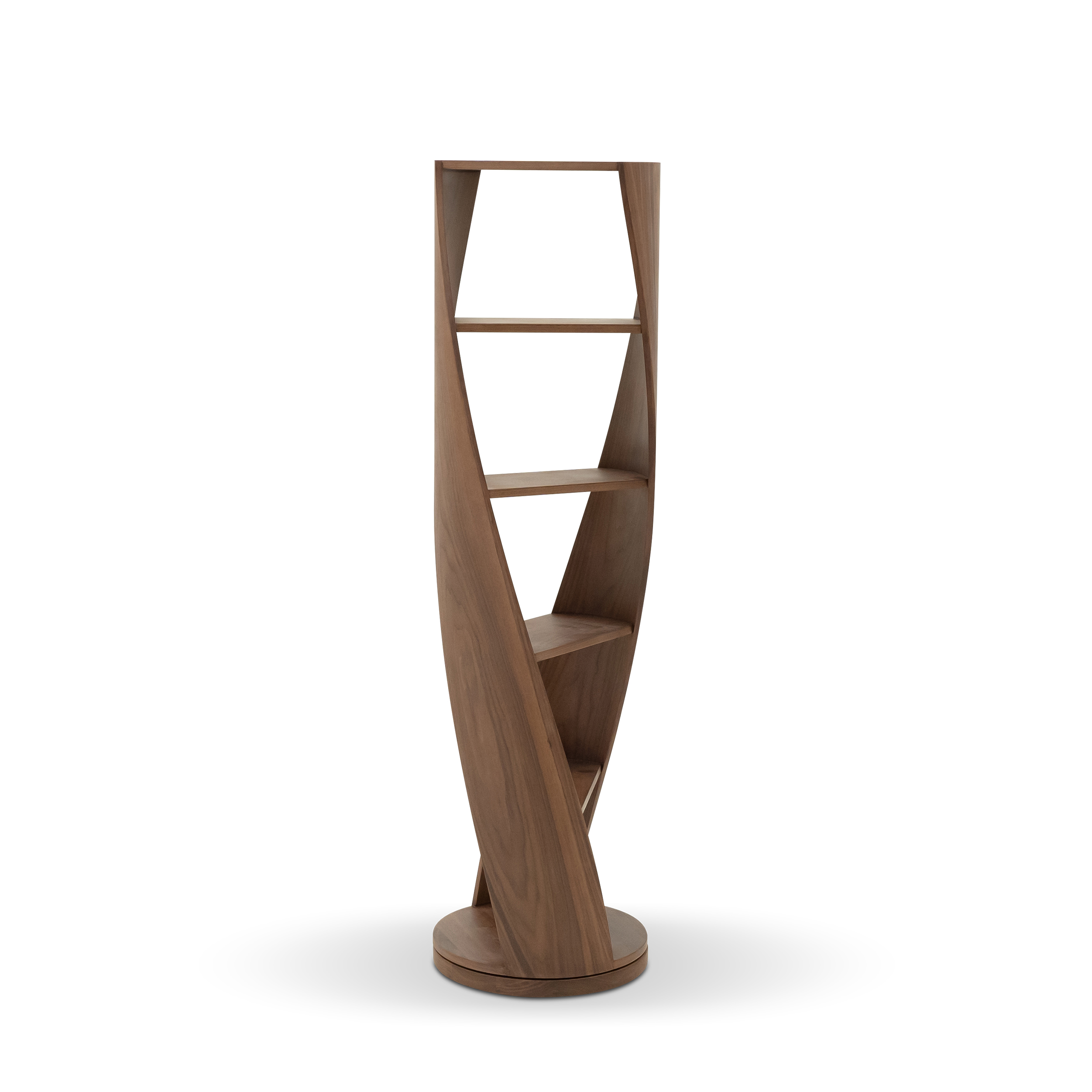 Dark Wood Bookcase & Desk DMSJ913