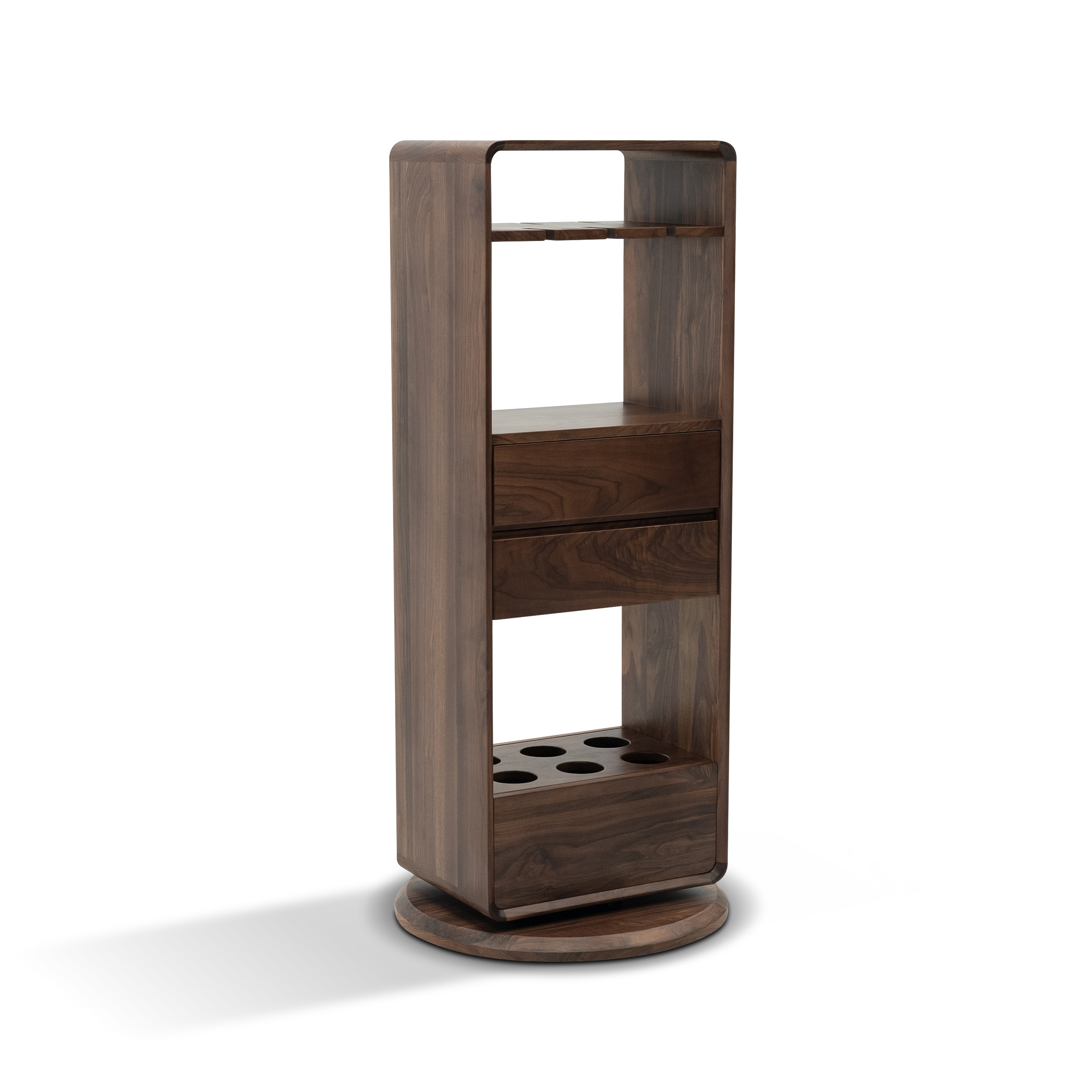 Dark Wood Coffee Table & TV Unit DMBJ962