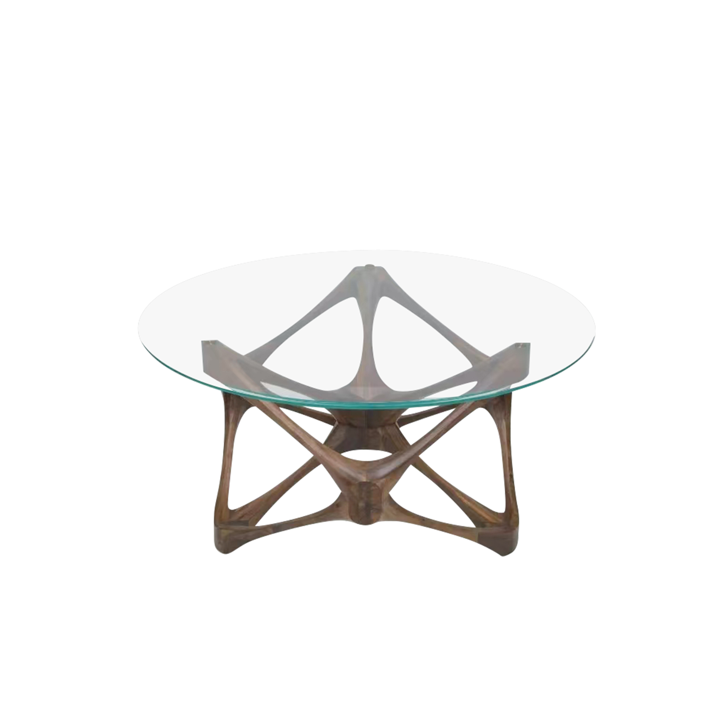 Dark Wood Coffee Table & TV Unit DMCJ901