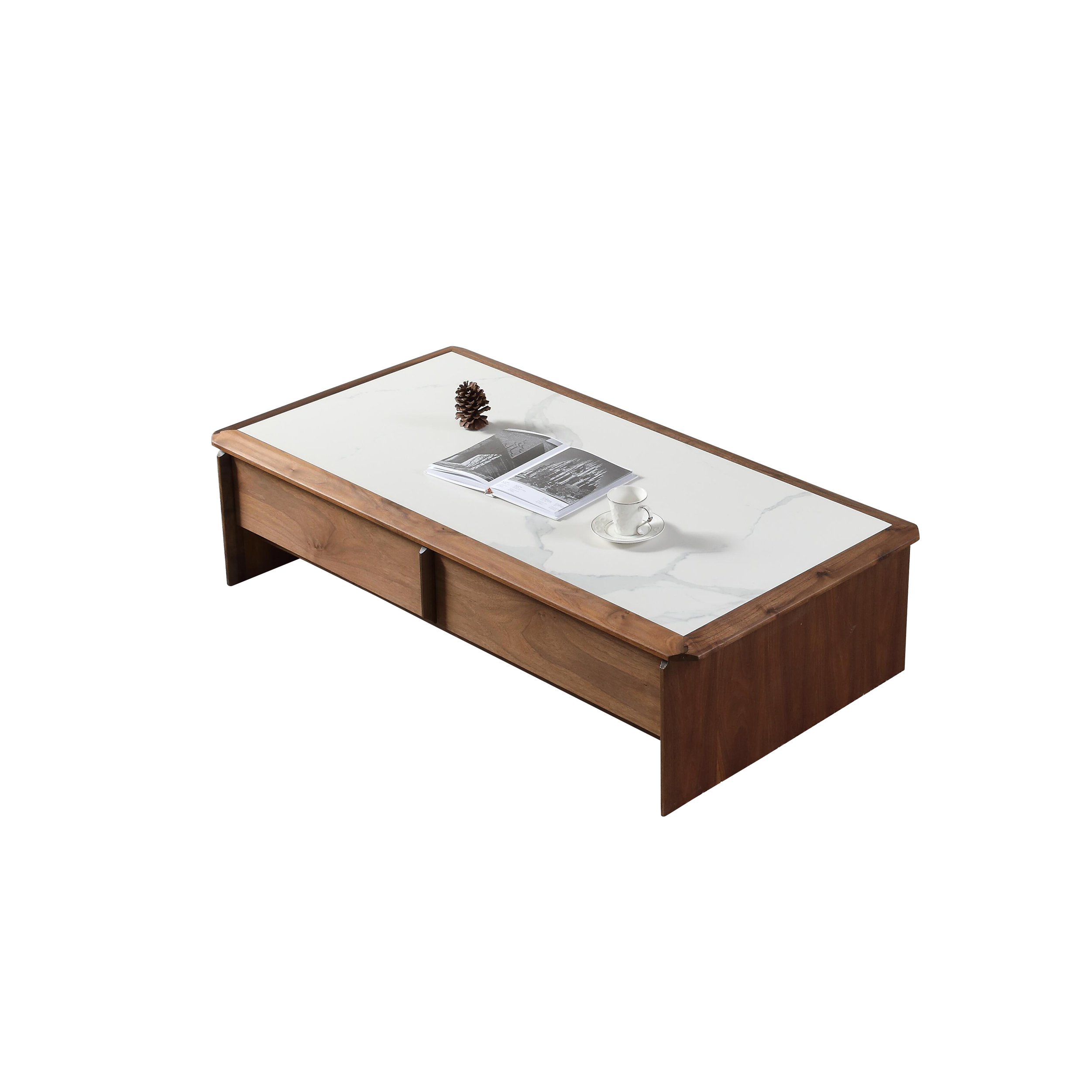 Dark Wood Coffee Table & TV Unit DMCJ905