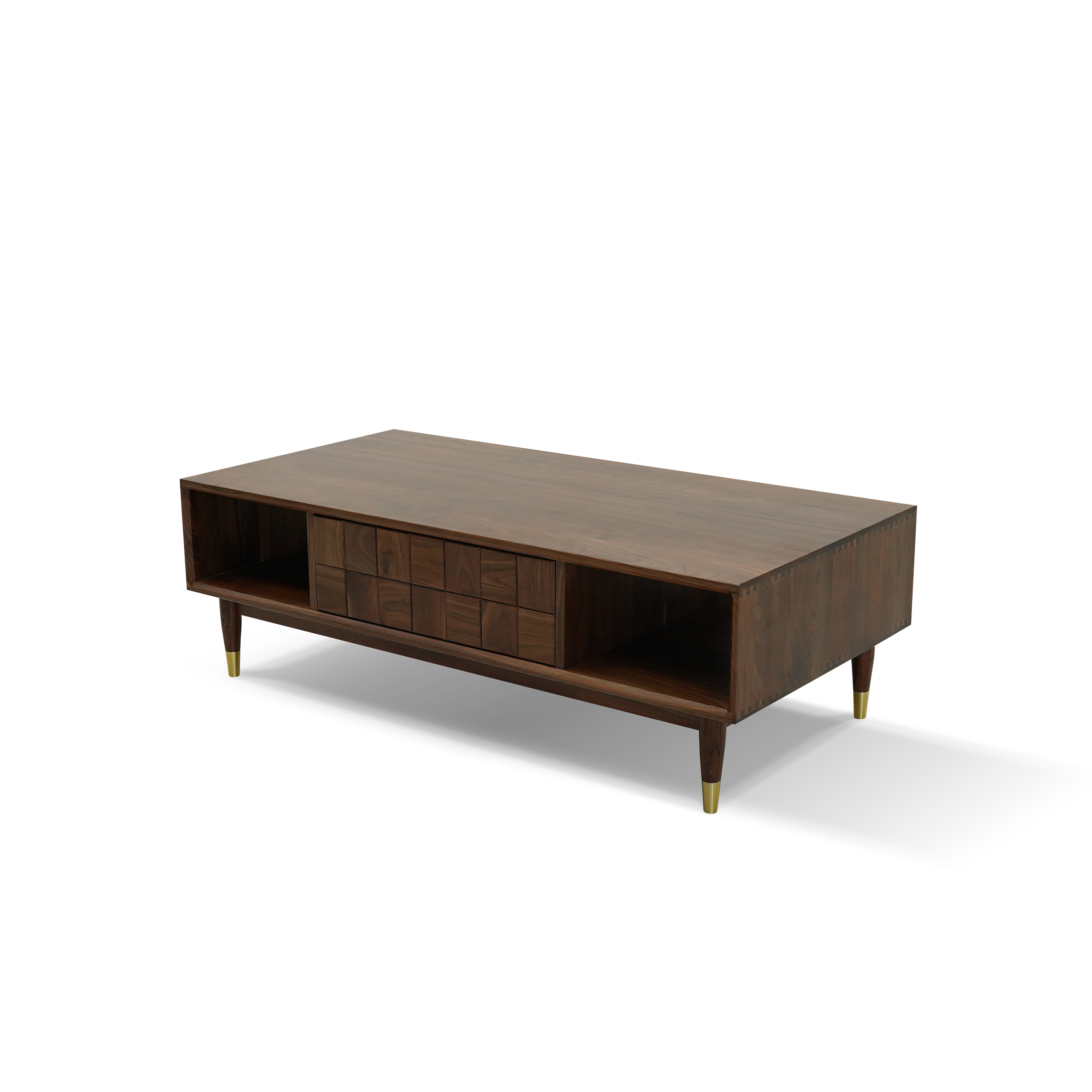 Dark Wood Coffee Table & TV Unit DMCJ913