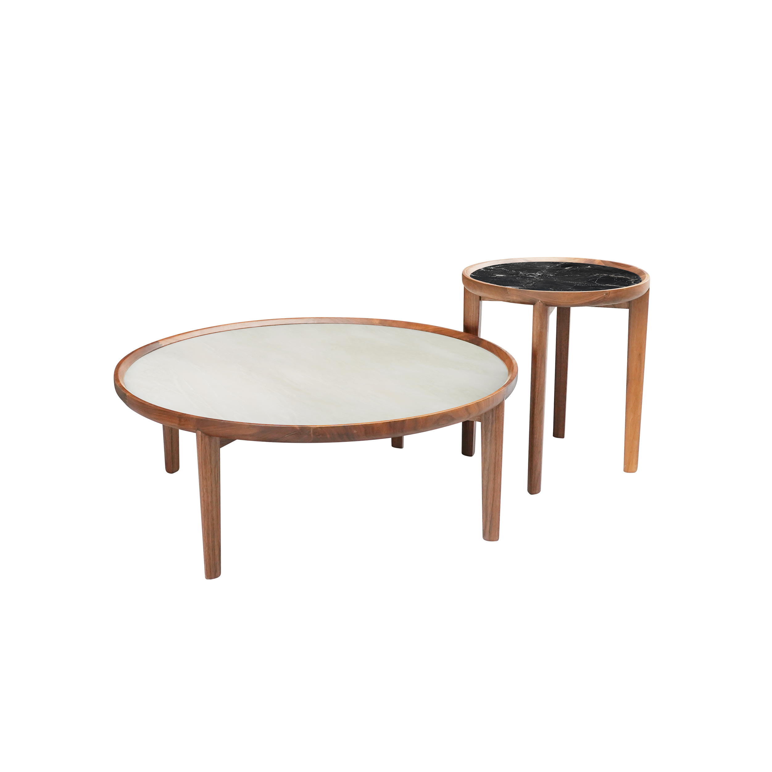 Dark Wood Coffee Table & TV Unit DMCJ927