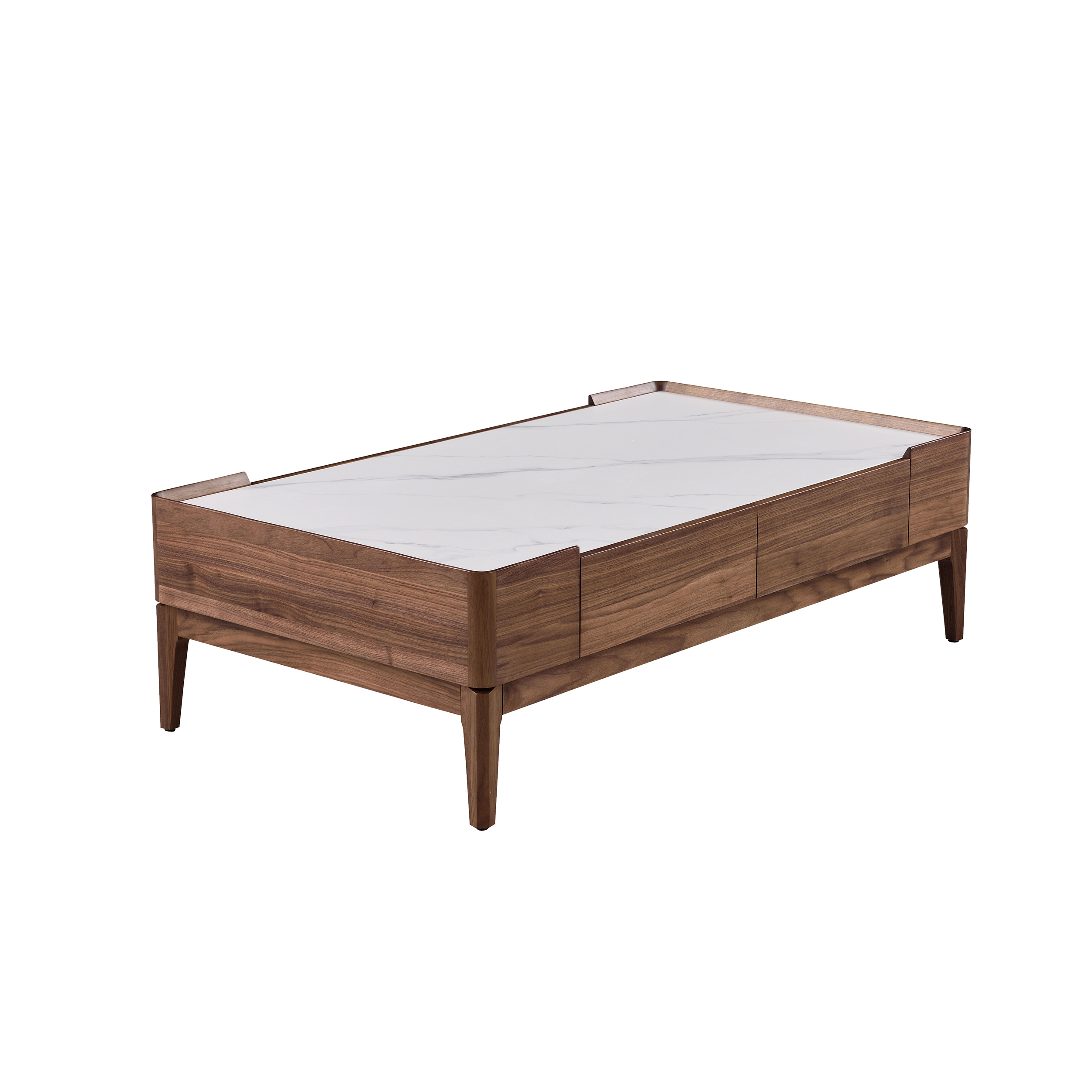 Dark Wood Coffee Table & TV Unit DMCJ936