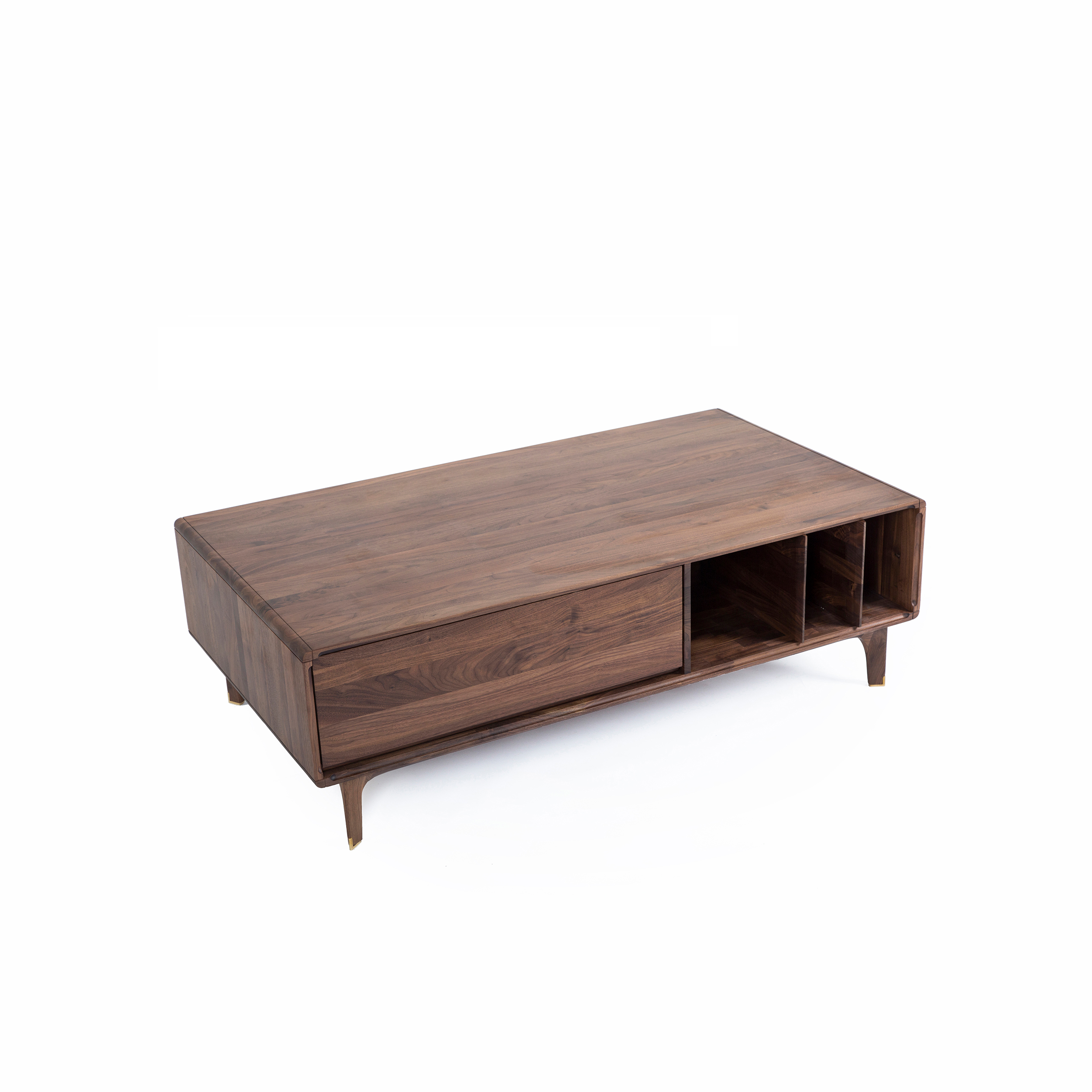 Dark Wood Coffee Table & TV Unit DMCJ939