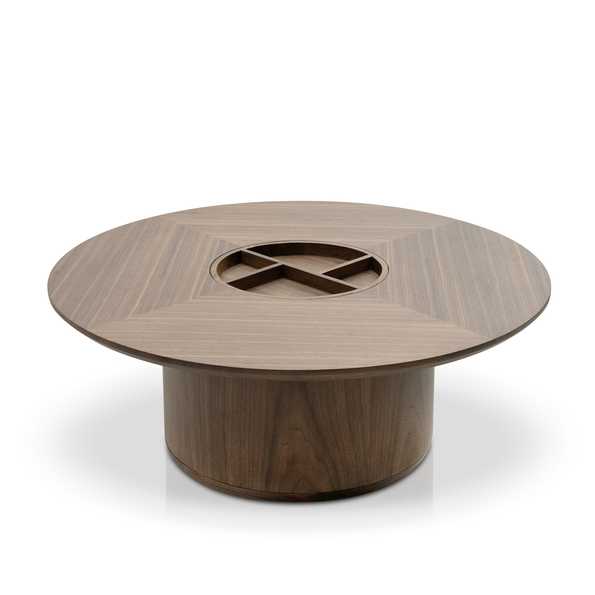 Dark Wood Coffee Table & TV Unit DMCJ970