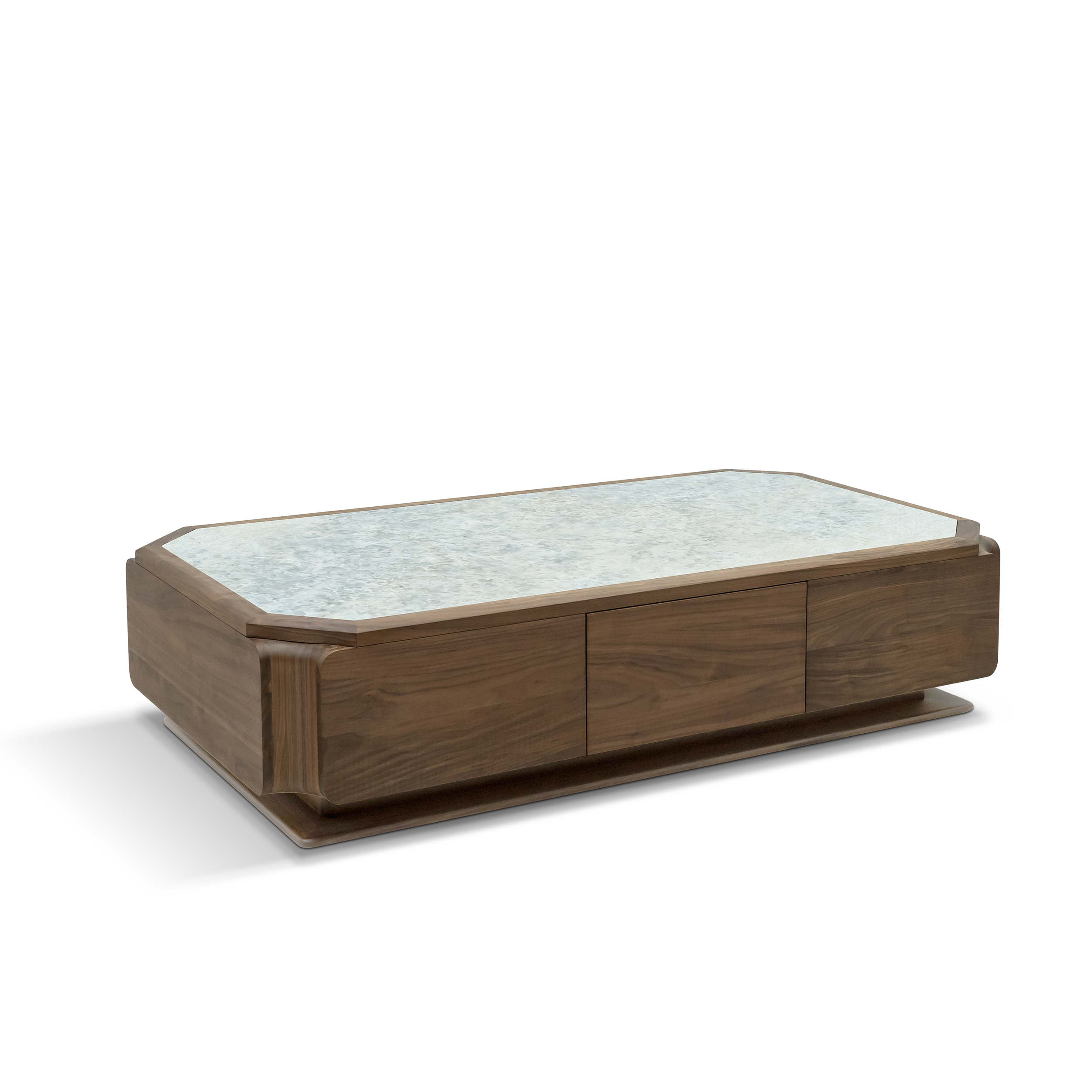 Dark Wood Coffee Table & TV Unit DMCJ972