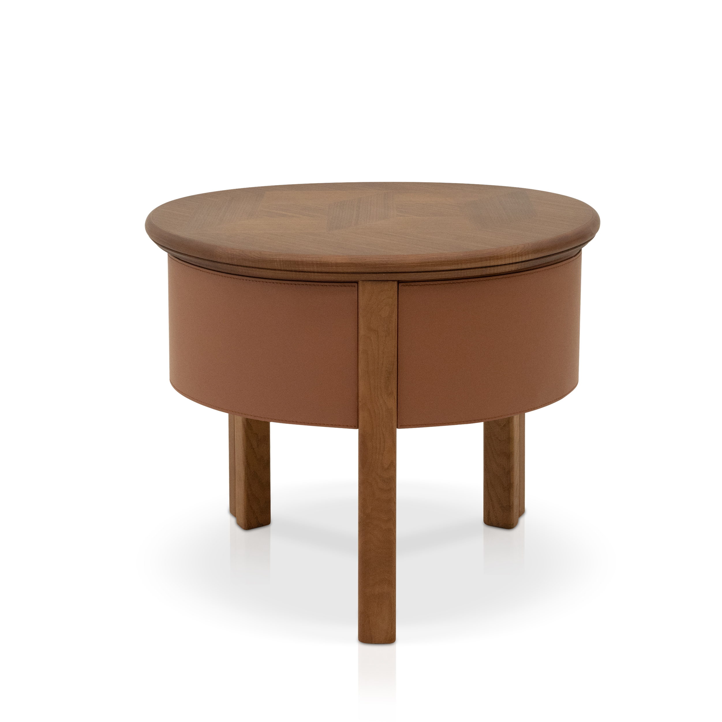 Dark Wood Coffee Table & TV Unit rotating-coffee-table