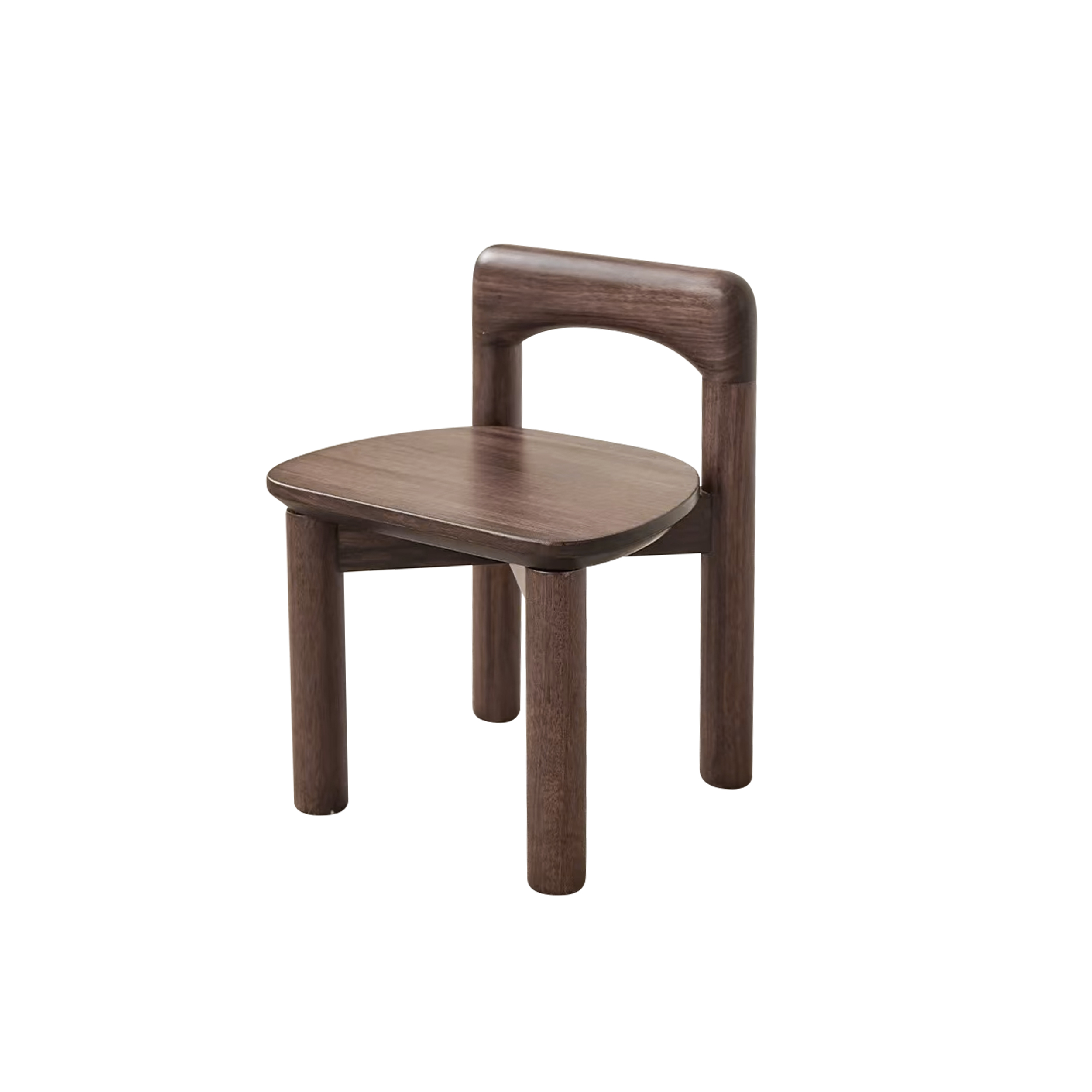 Dark Wood Dining Chair children-chair