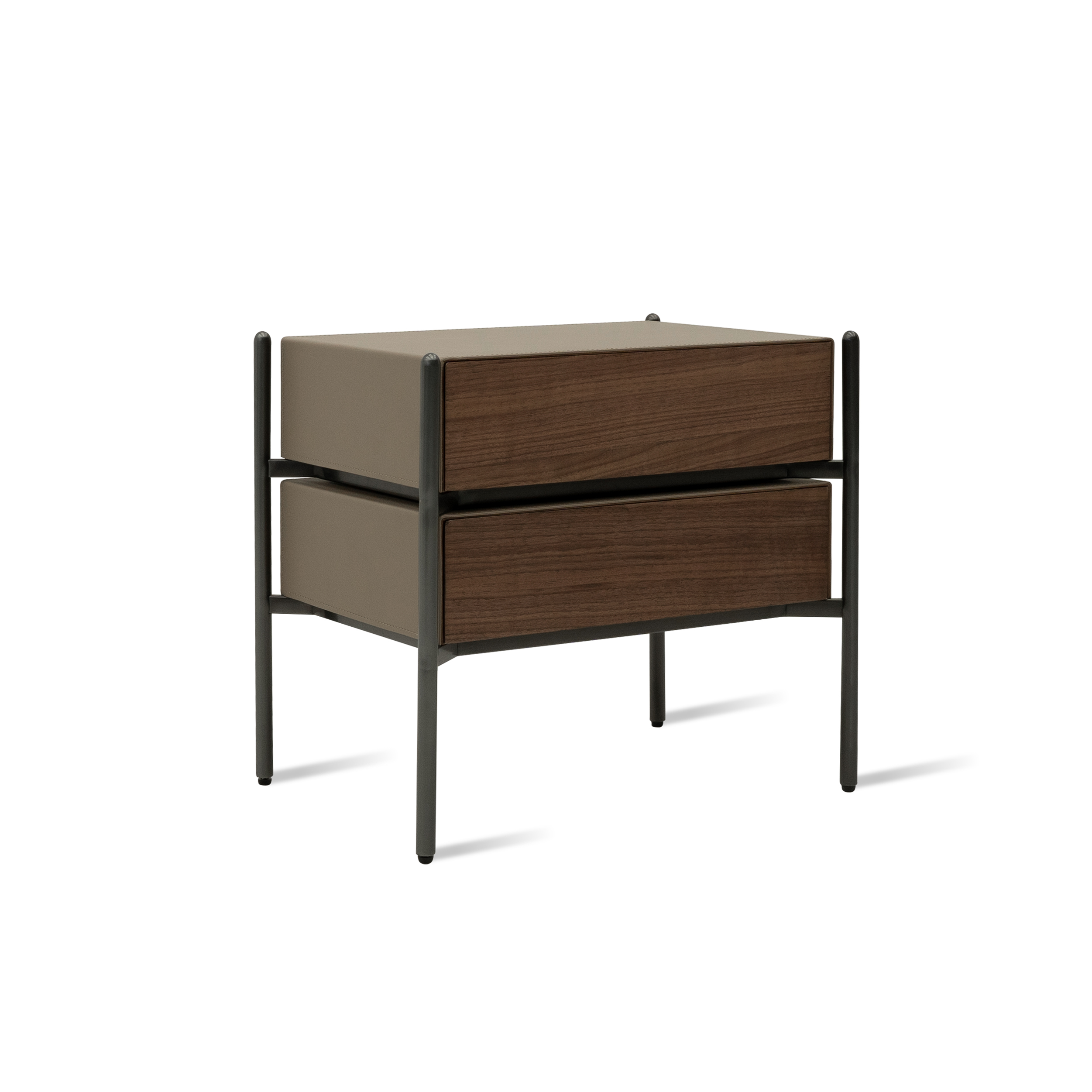 Dark Wood Nightstand & Vanity Unit DMCTG903