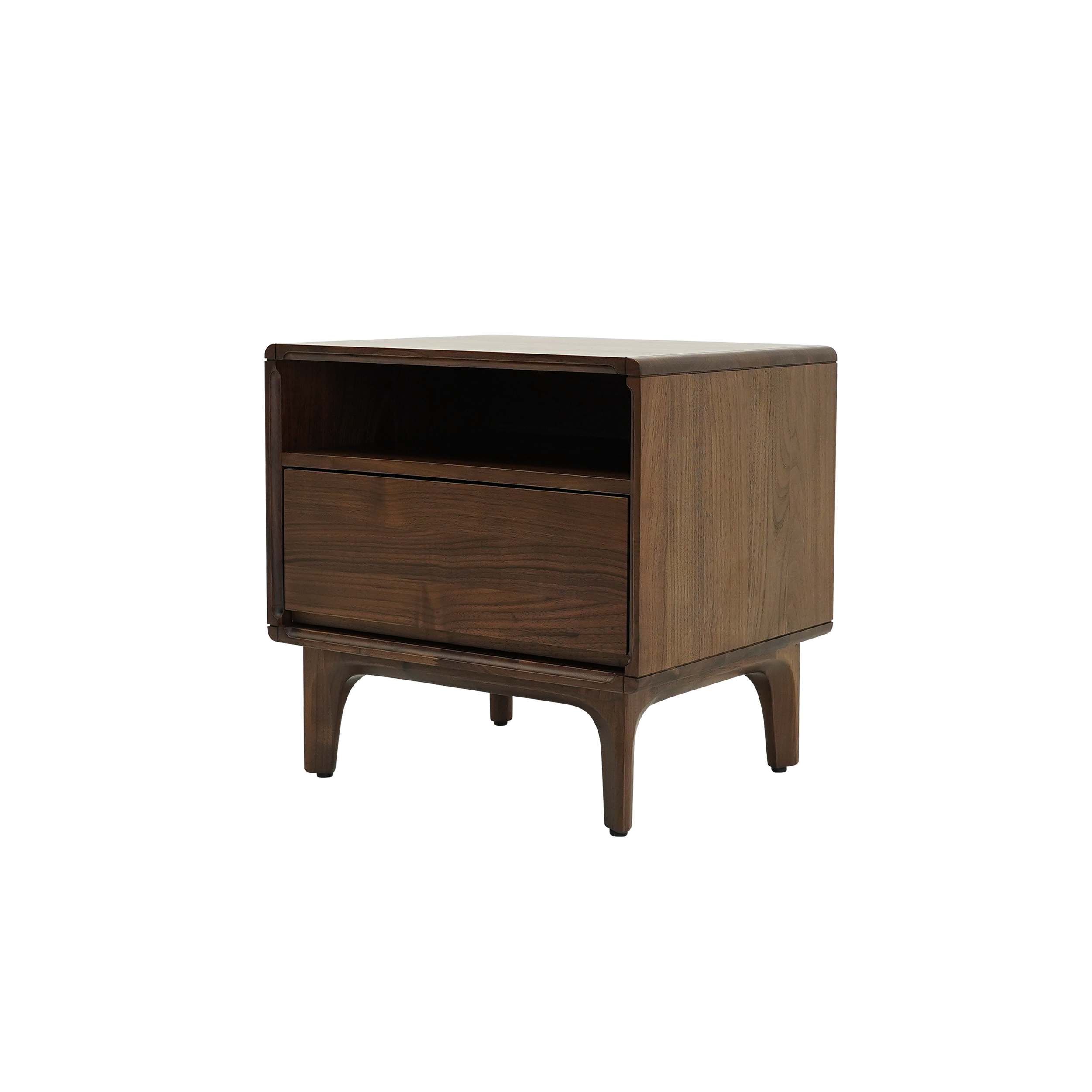 Dark Wood Nightstand & Vanity Unit DMCTG918