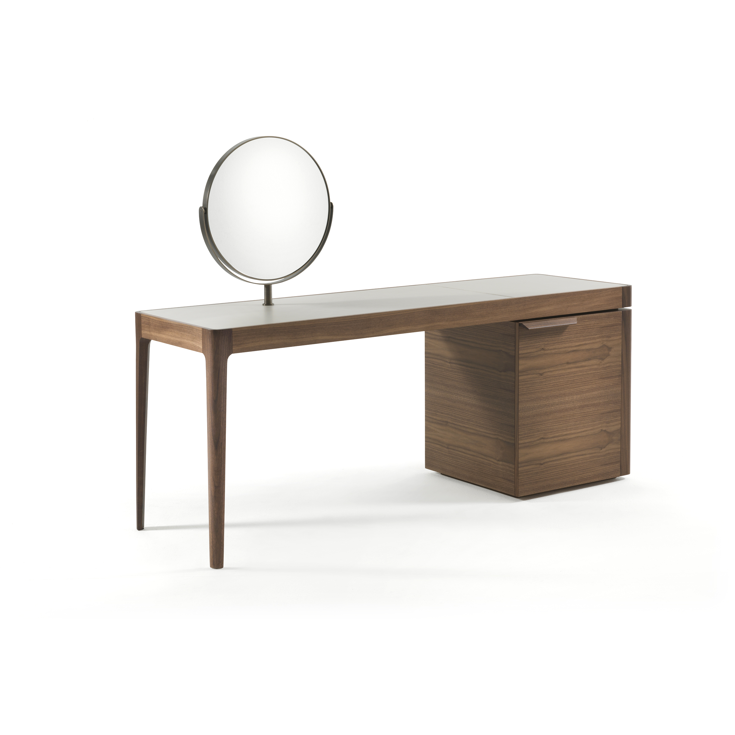 Dark Wood Nightstand & Vanity Unit DMZT901