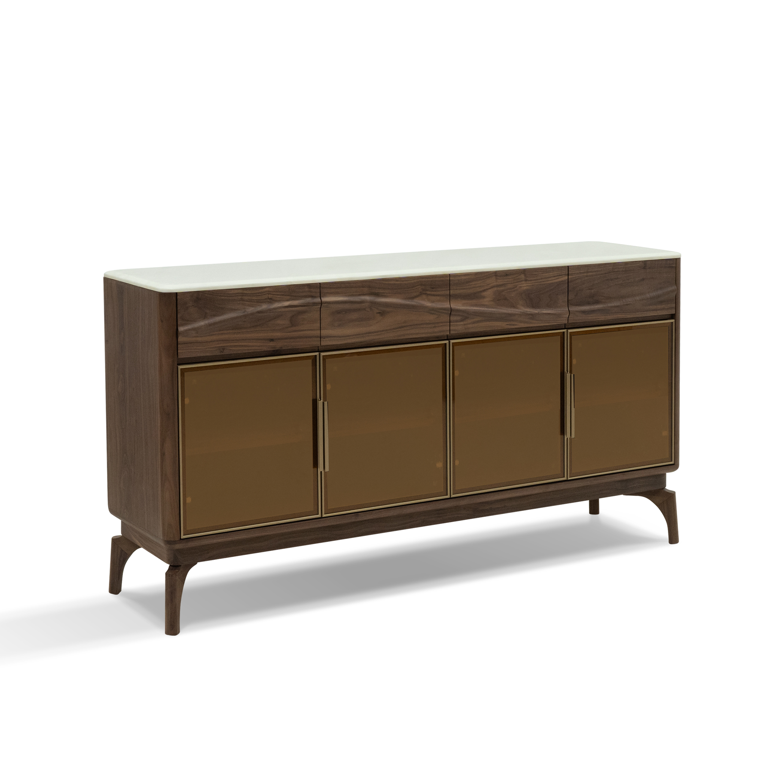 Dark Wood Sideboard & Wine Cabinet DMBG913
