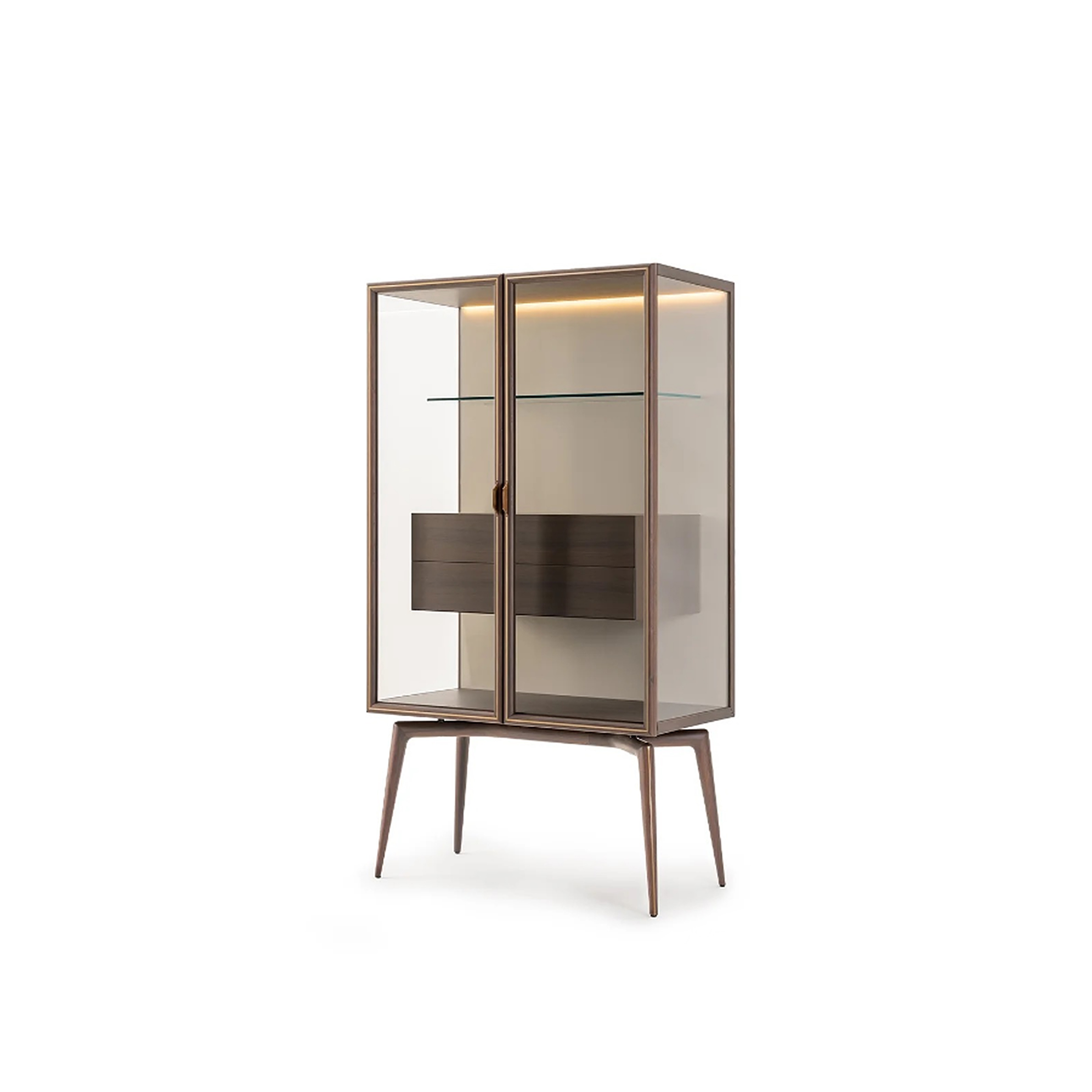 Dark Wood Sideboard & Wine Cabinet DMBG915