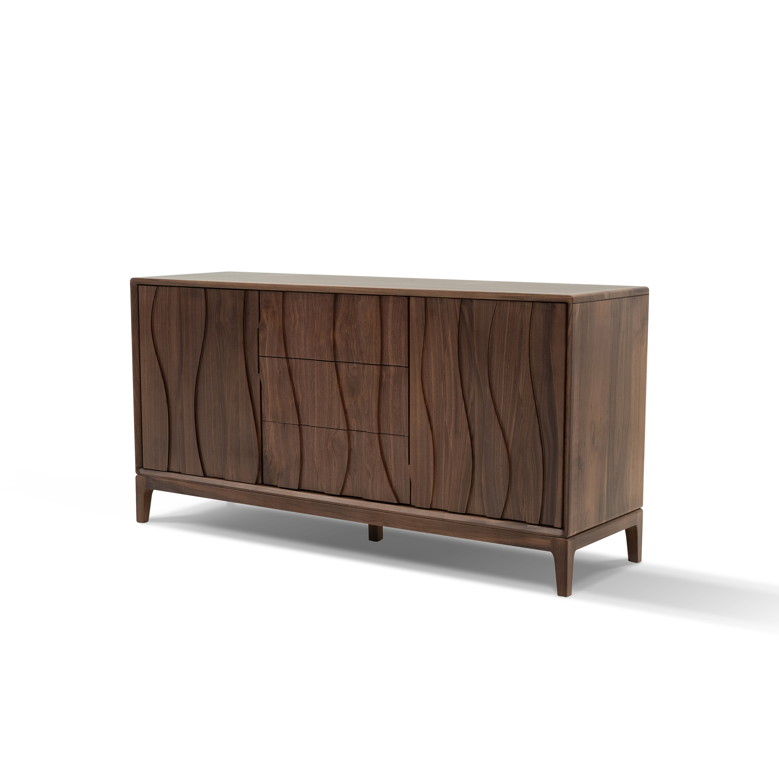 Dark Wood Sideboard & Wine Cabinet DMBG935
