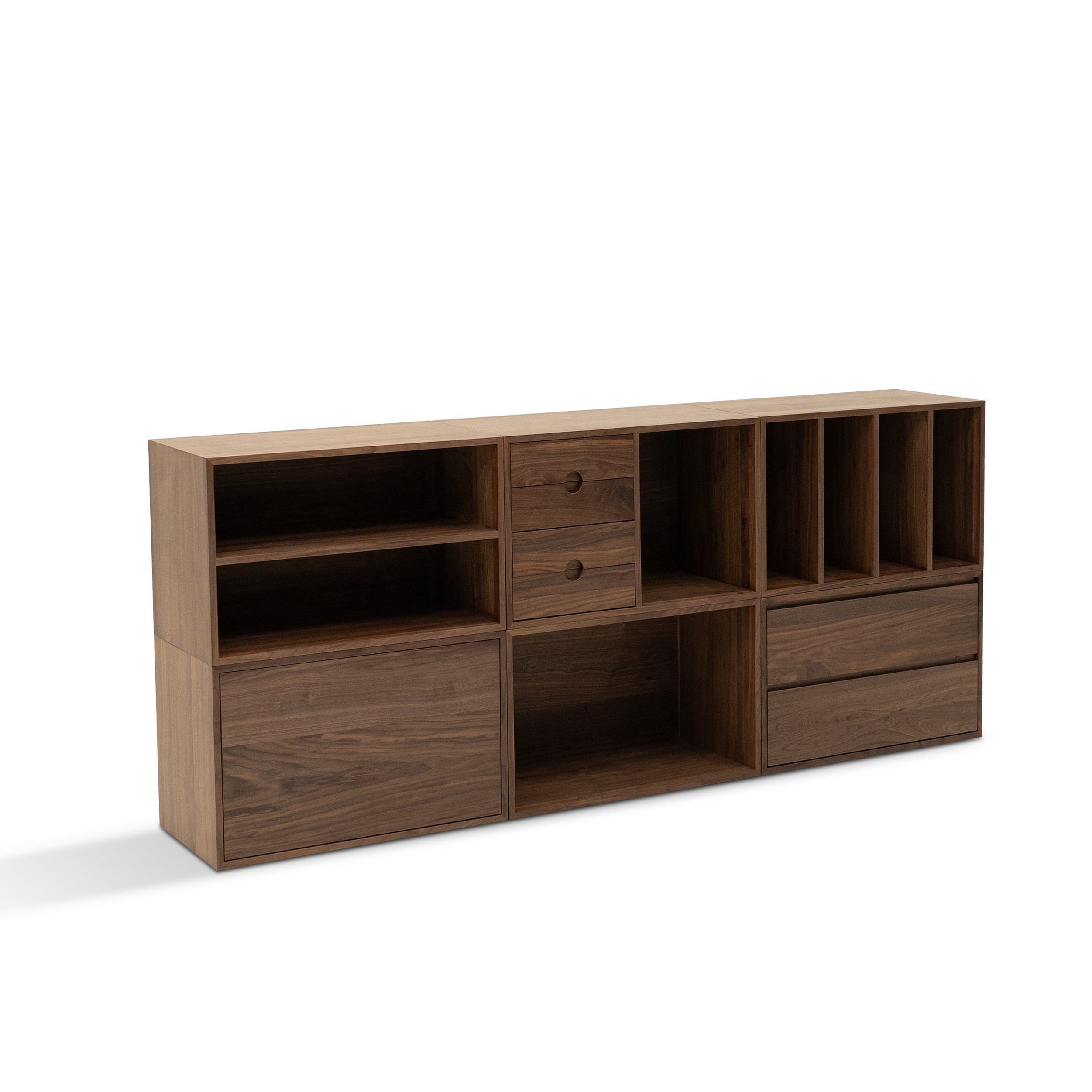 Dark Wood Sideboard & Wine Cabinet DMBG938