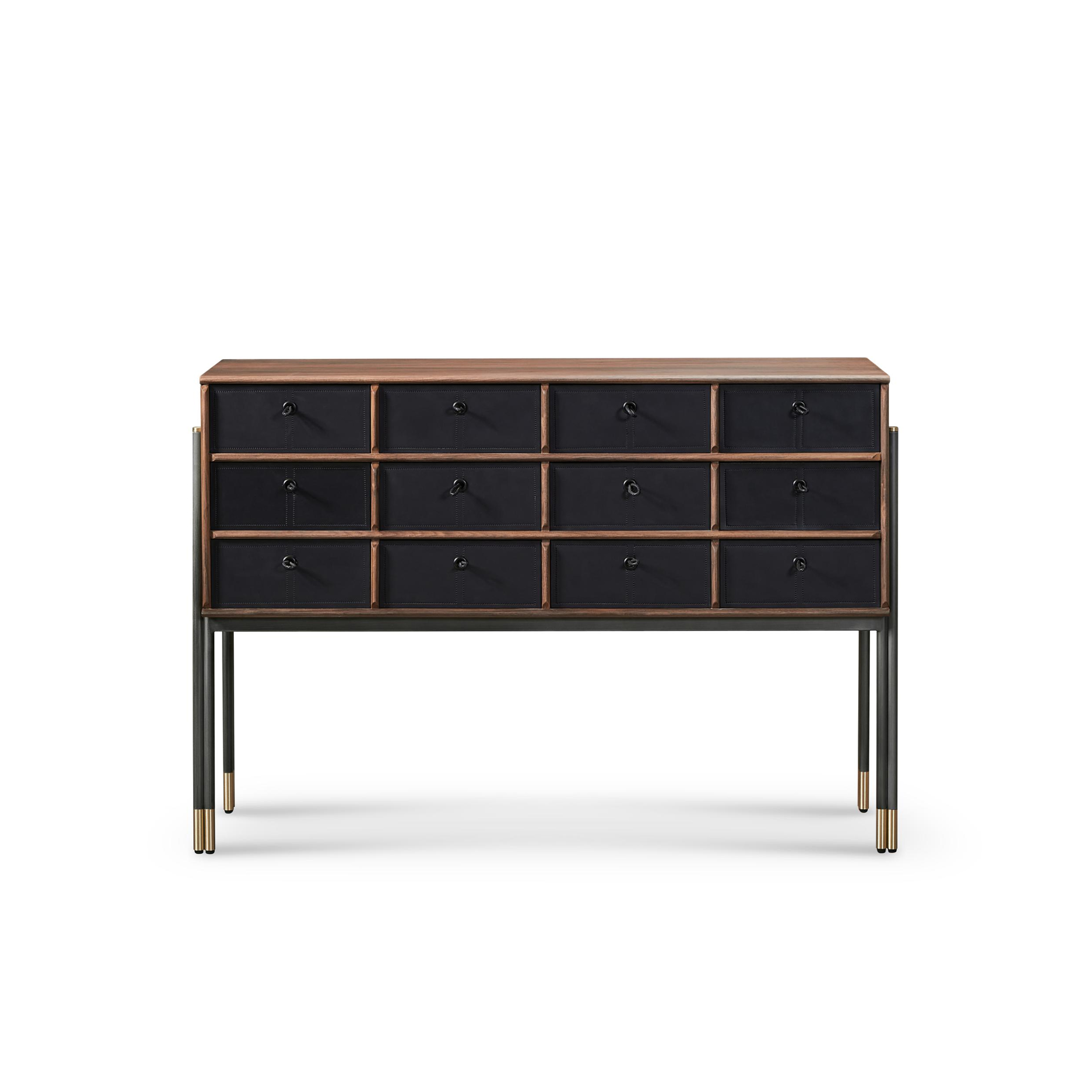 Dark Wood Sideboard & Wine Cabinet DMDG902