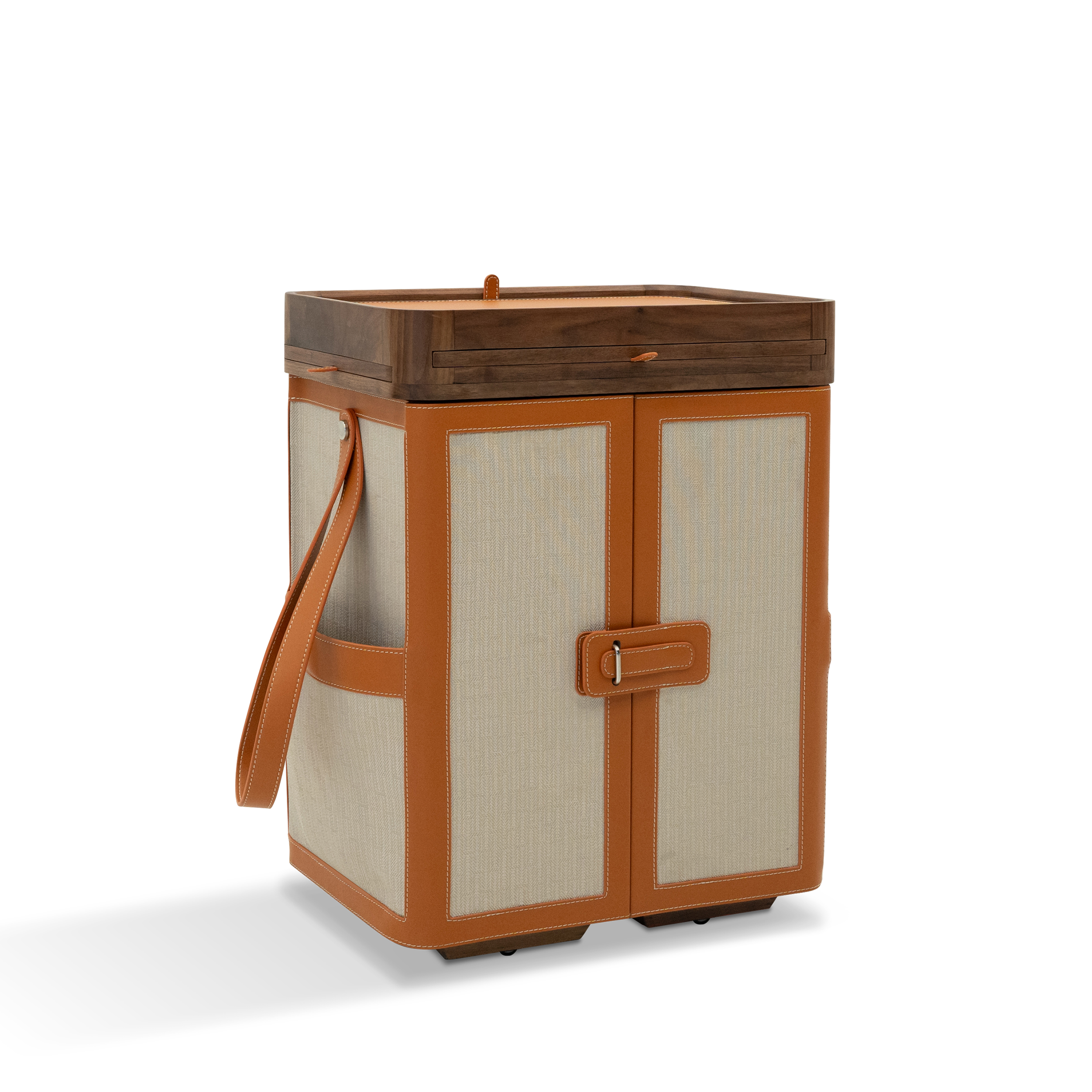 Dark Wood Sideboard & Wine Cabinet hermes-makeup-cabinet