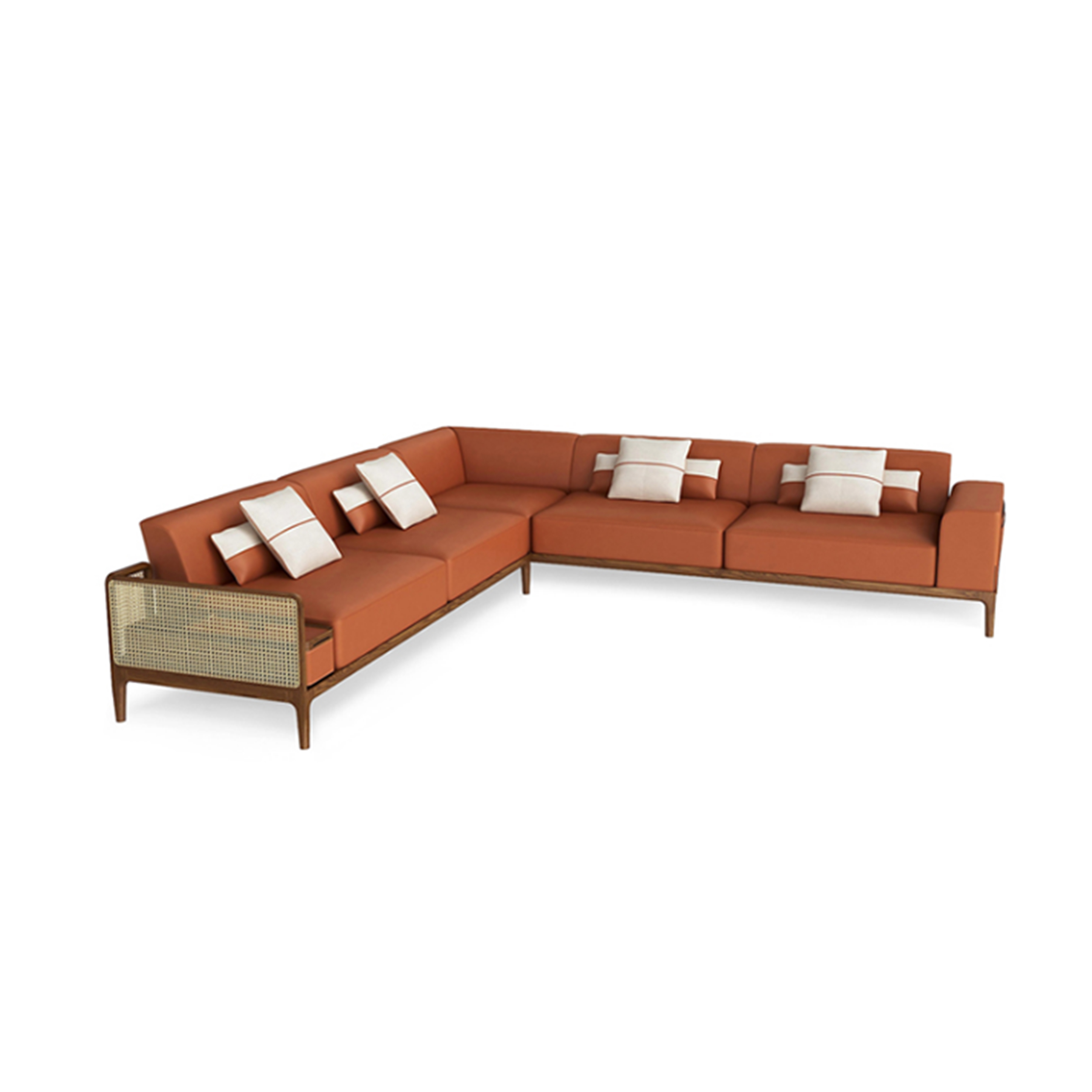 Dark Wood Sofa DMK903