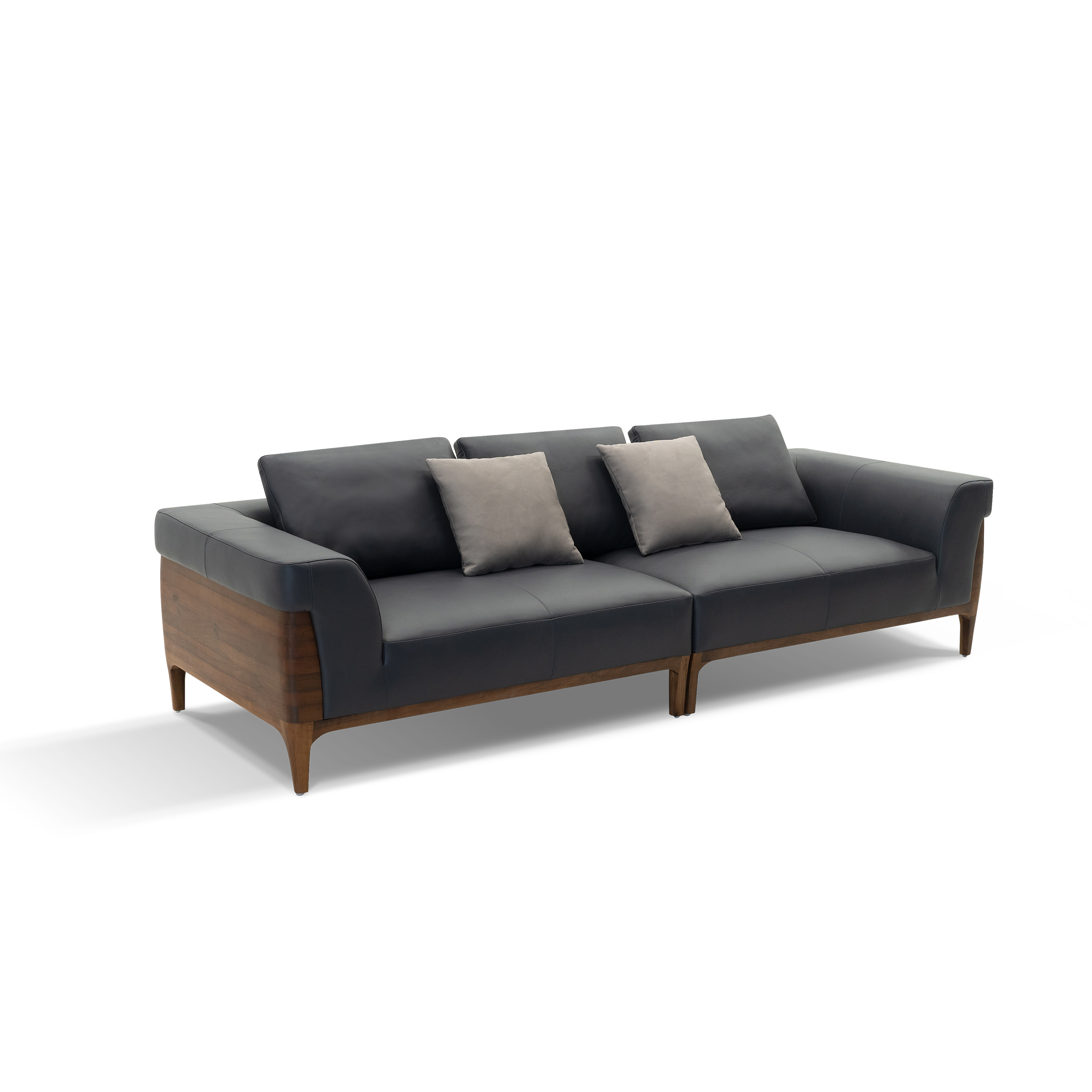 Dark Wood Sofa DMK913