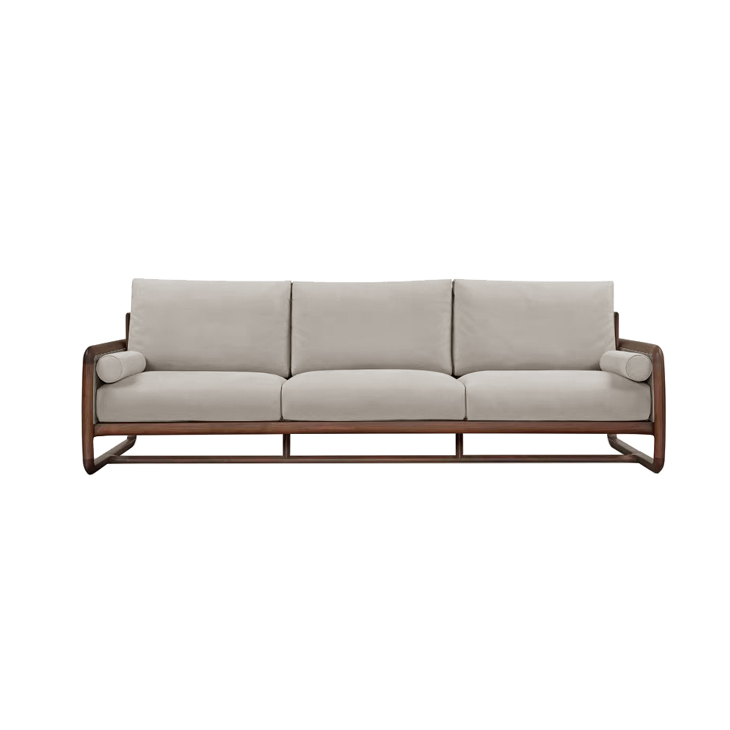 Dark Wood Sofa DMK926