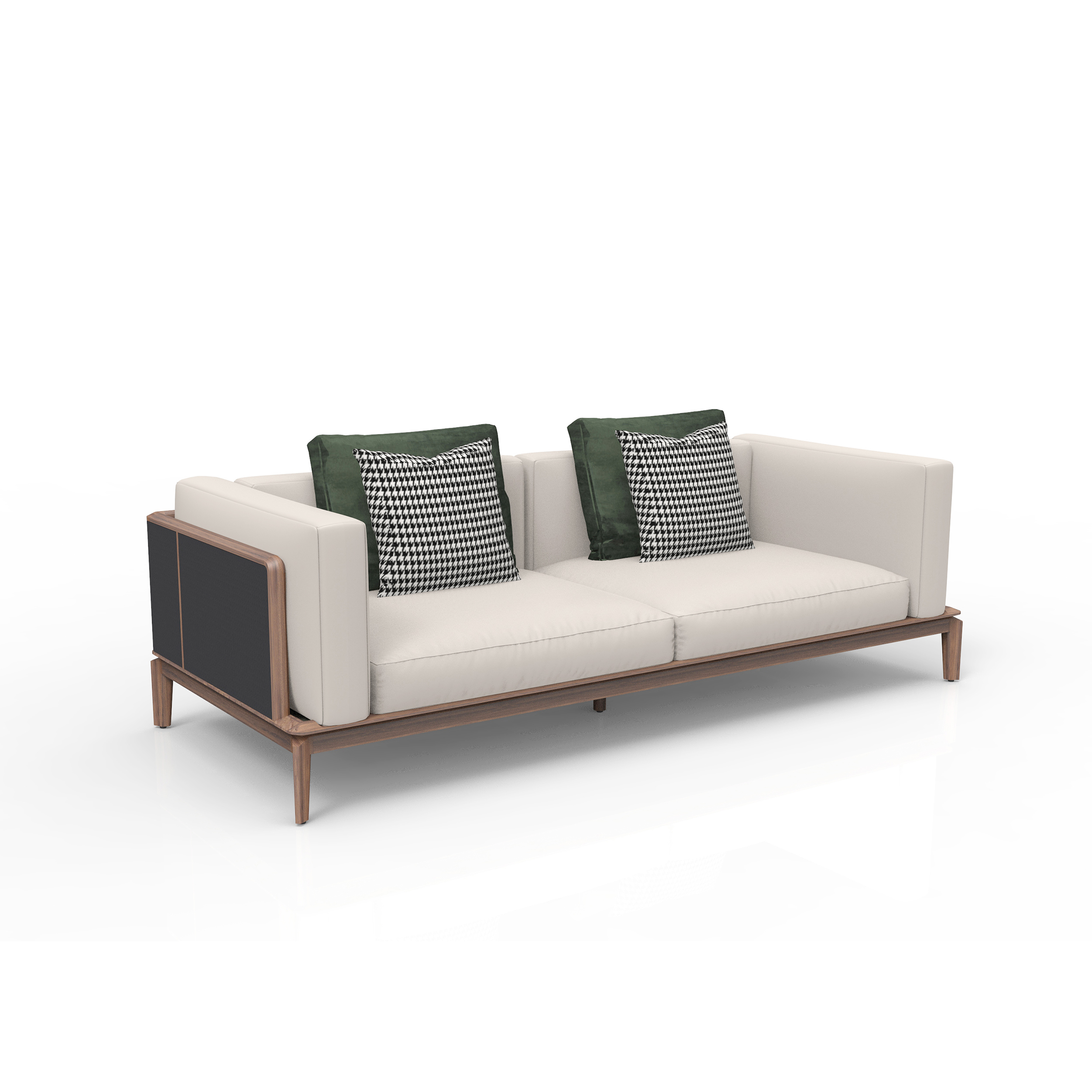 Dark Wood Sofa DMK927