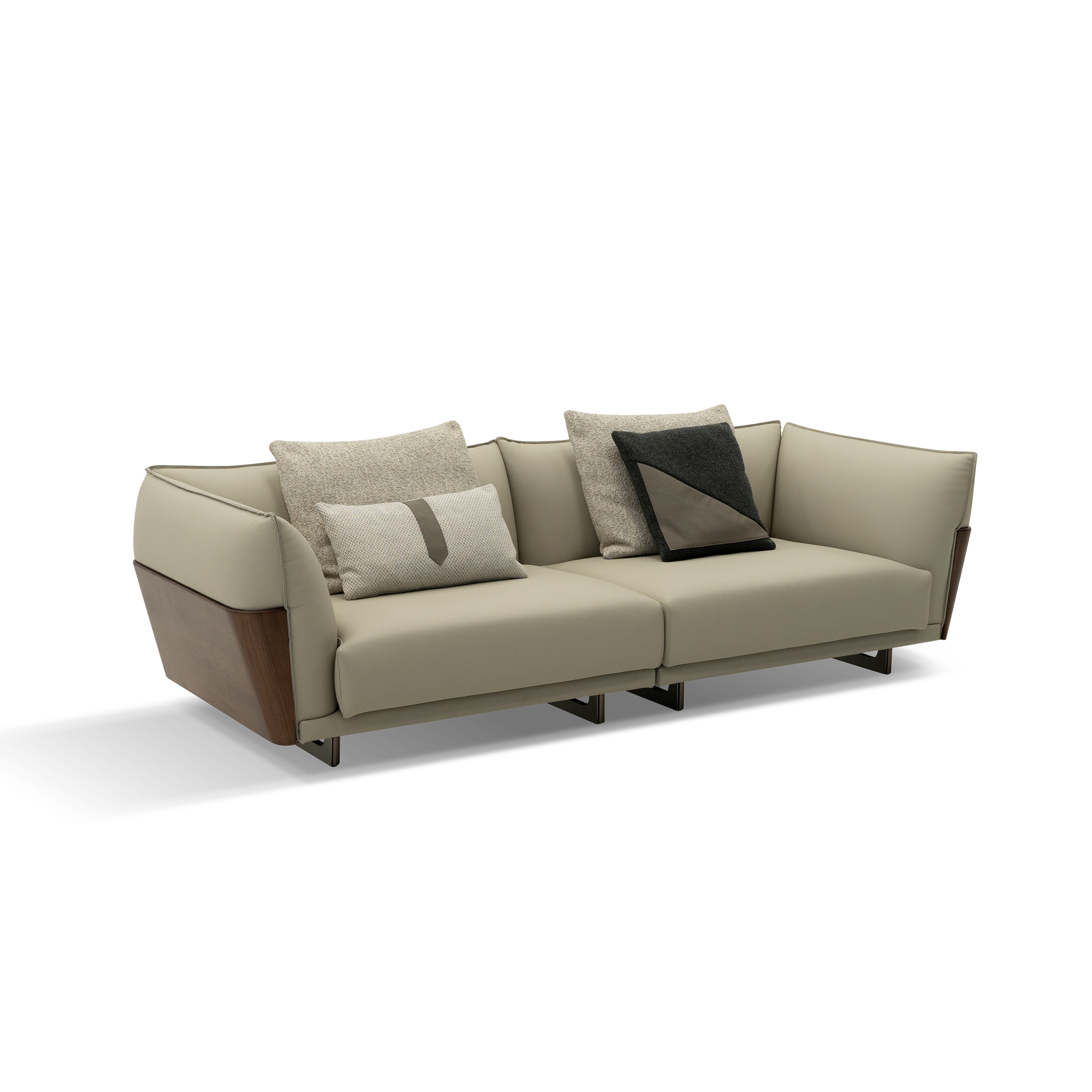 Dark Wood Sofa DMK929