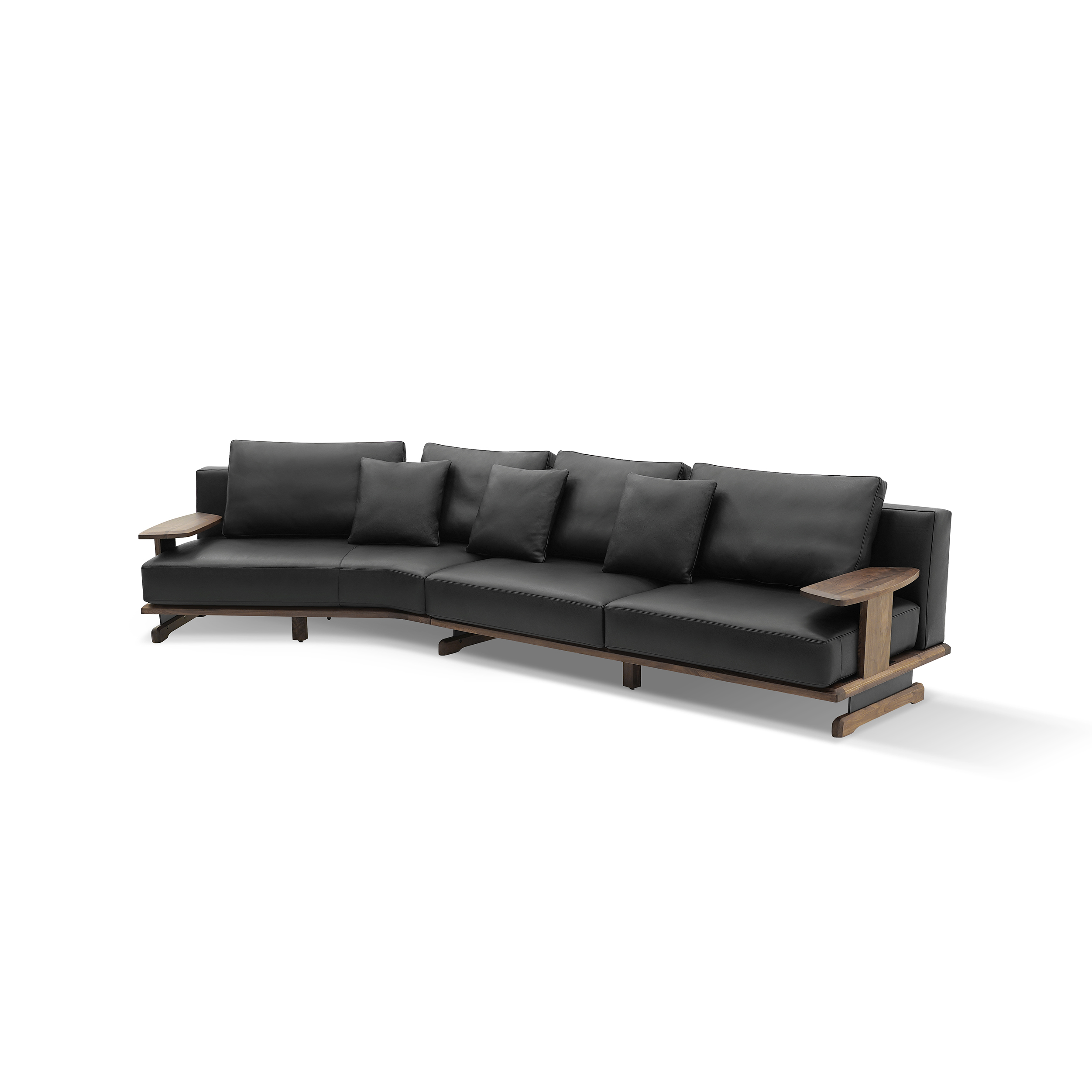 Dark Wood Sofa DMK935