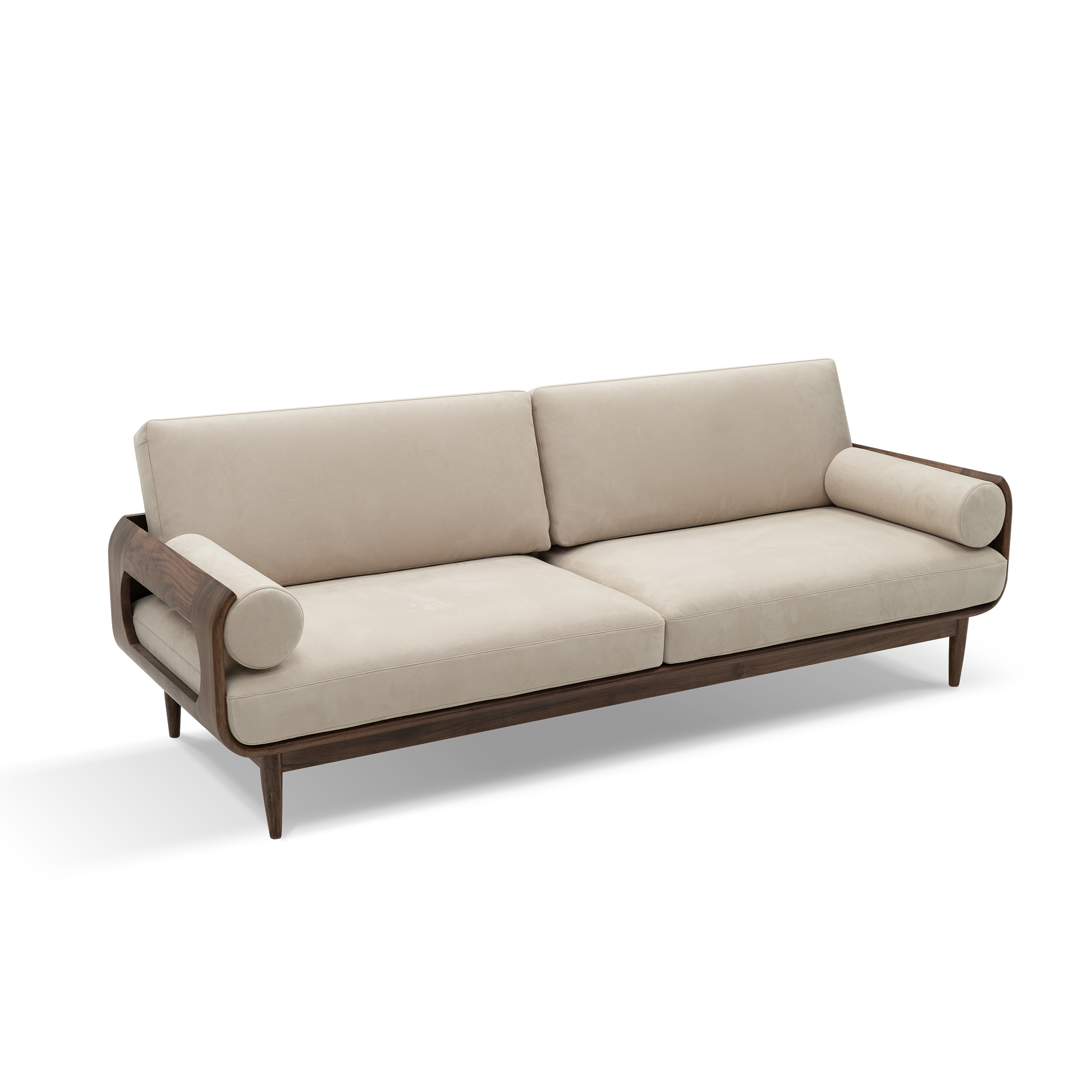 Dark Wood Sofa DMK952