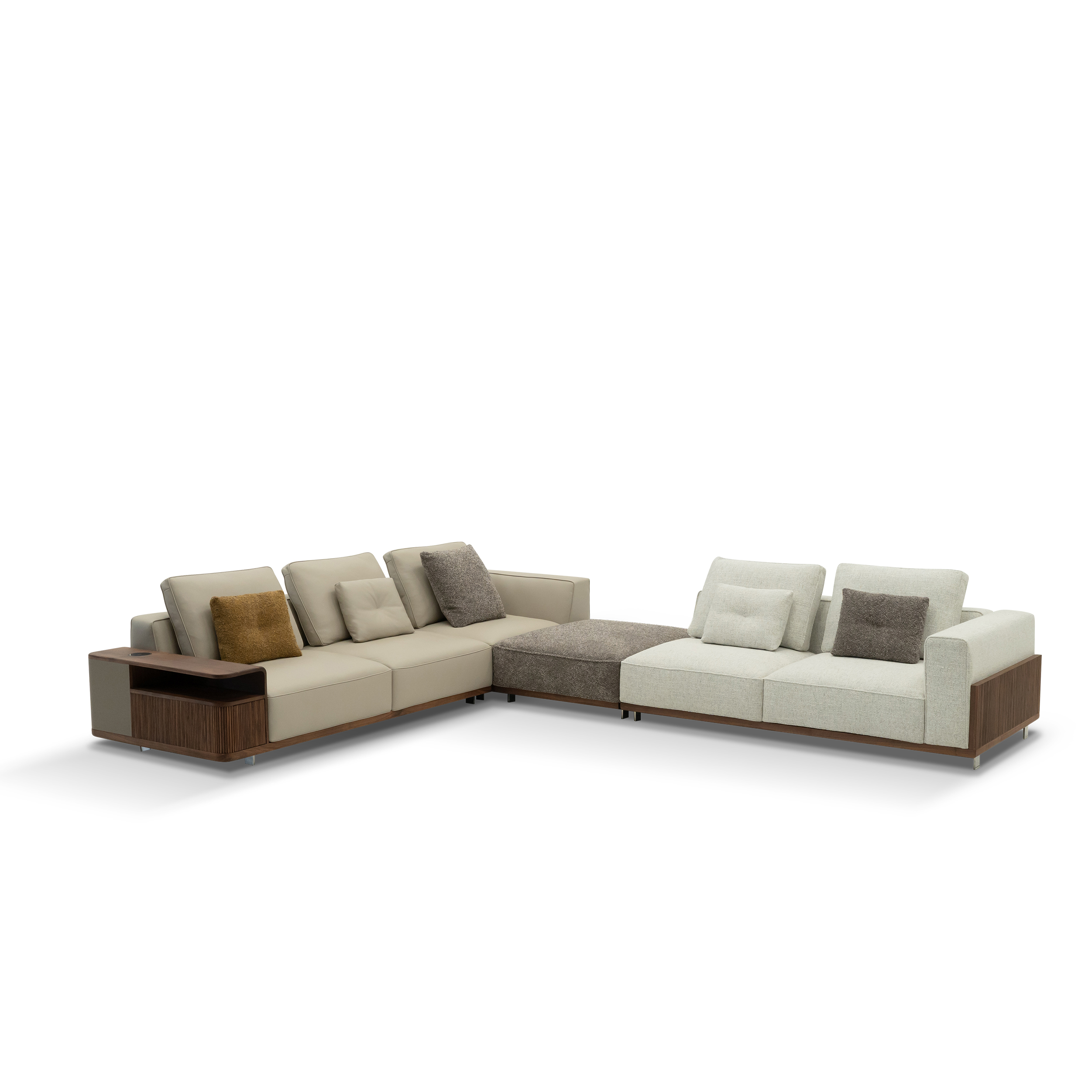 Dark Wood Sofa DMK953