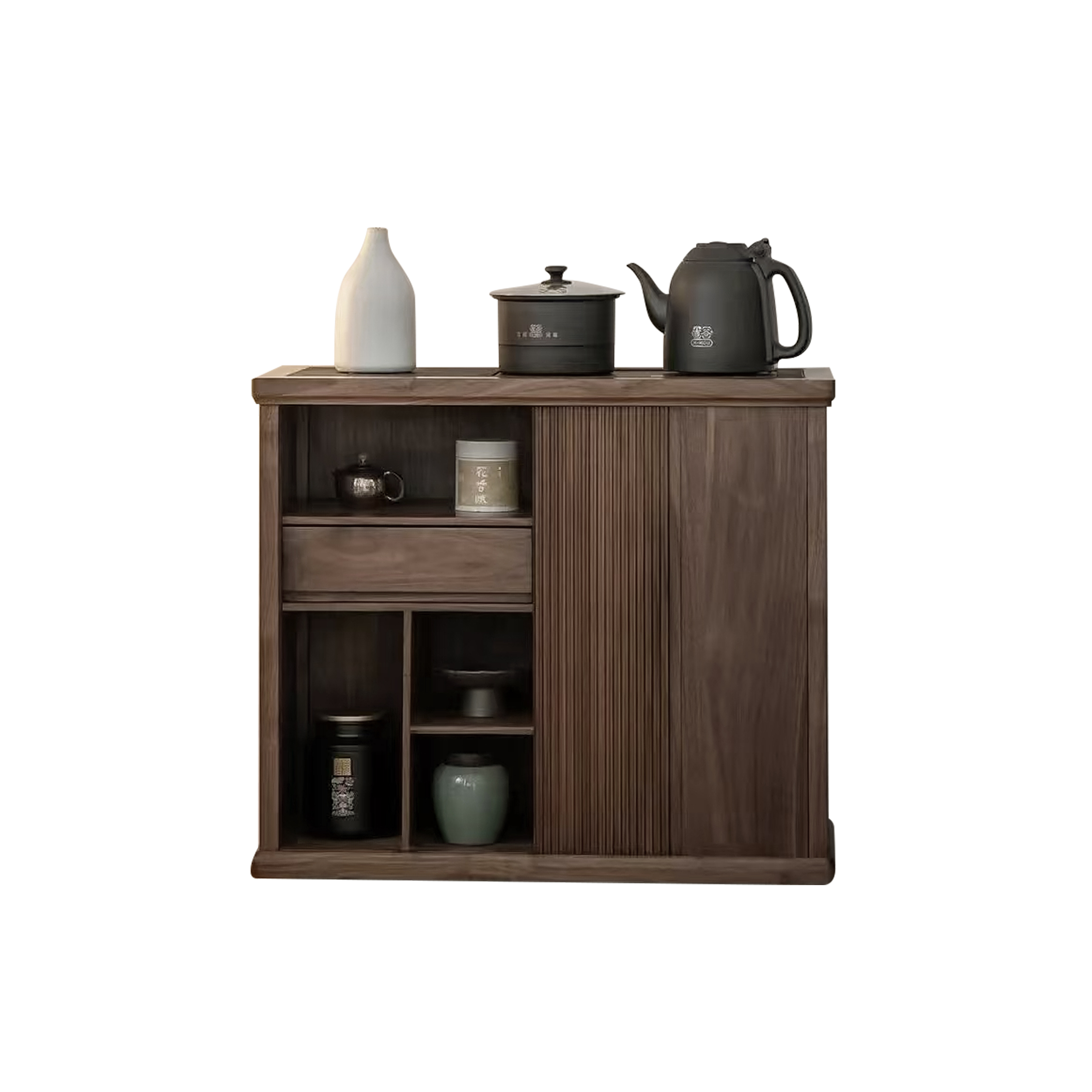 Dark Wood Tea Table & Accessory DMCSG932
