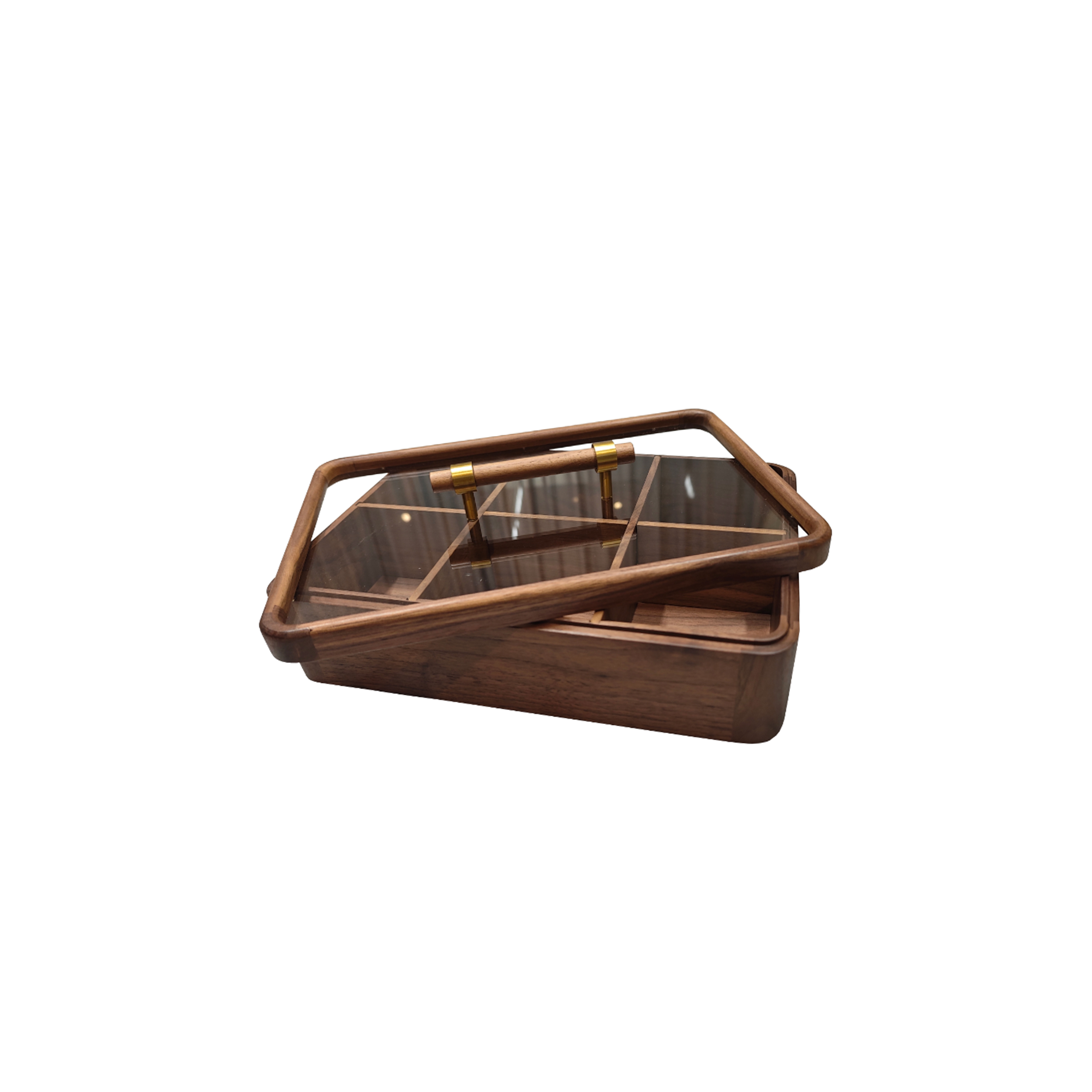 Dark Wood Tea Table & Accessory candy-box
