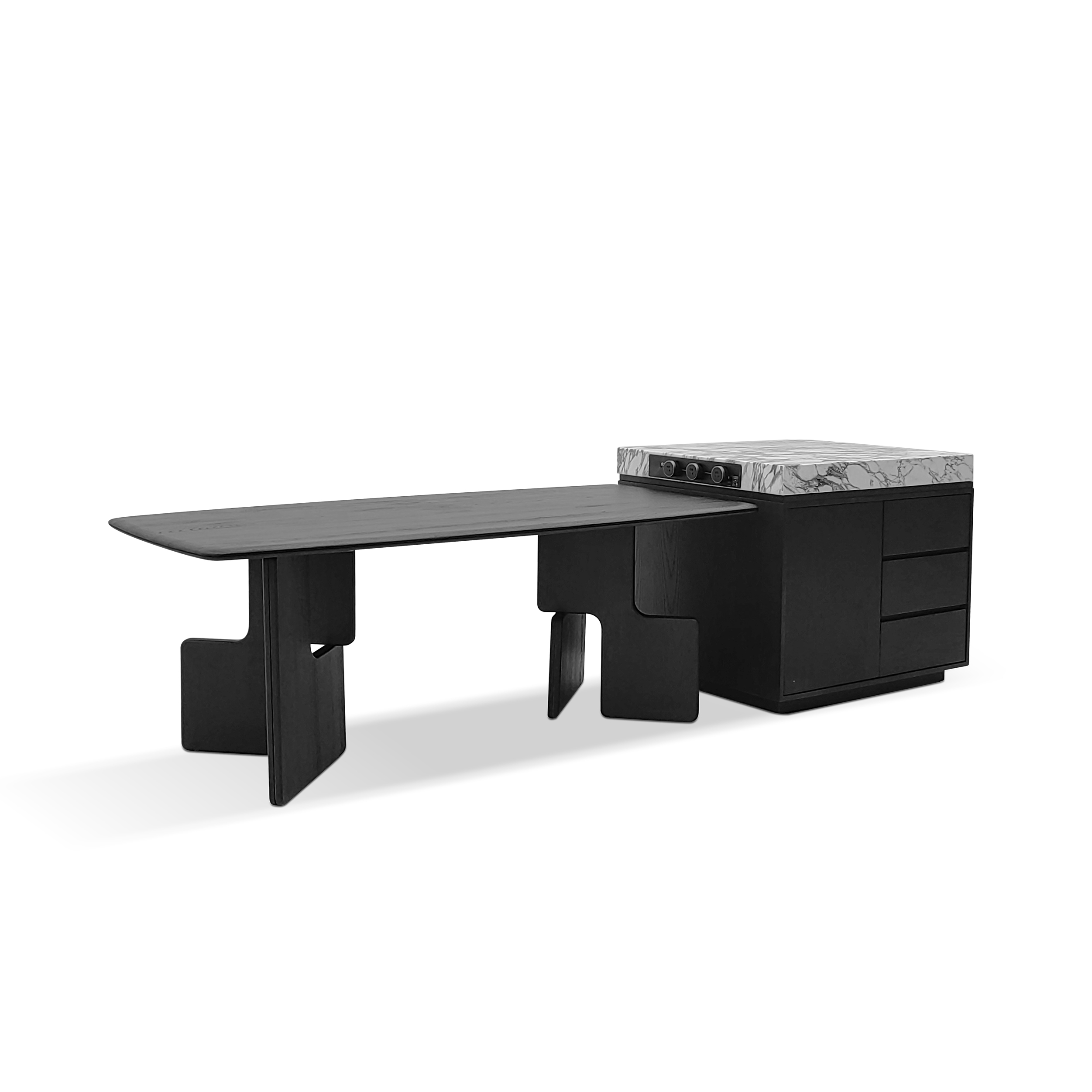 Minimalist Dining Set SY672-2