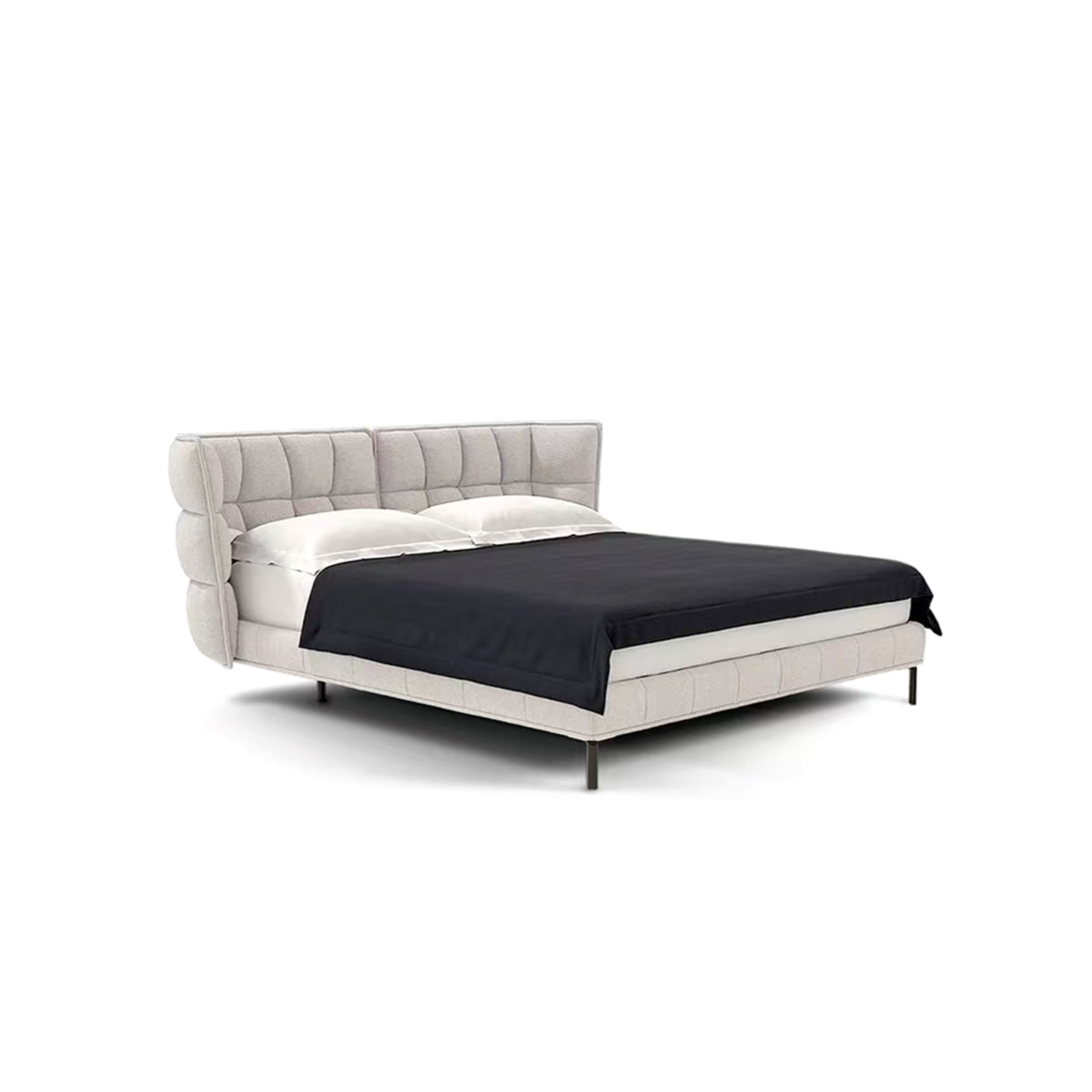 Minimalist Upholstered Bed C6222