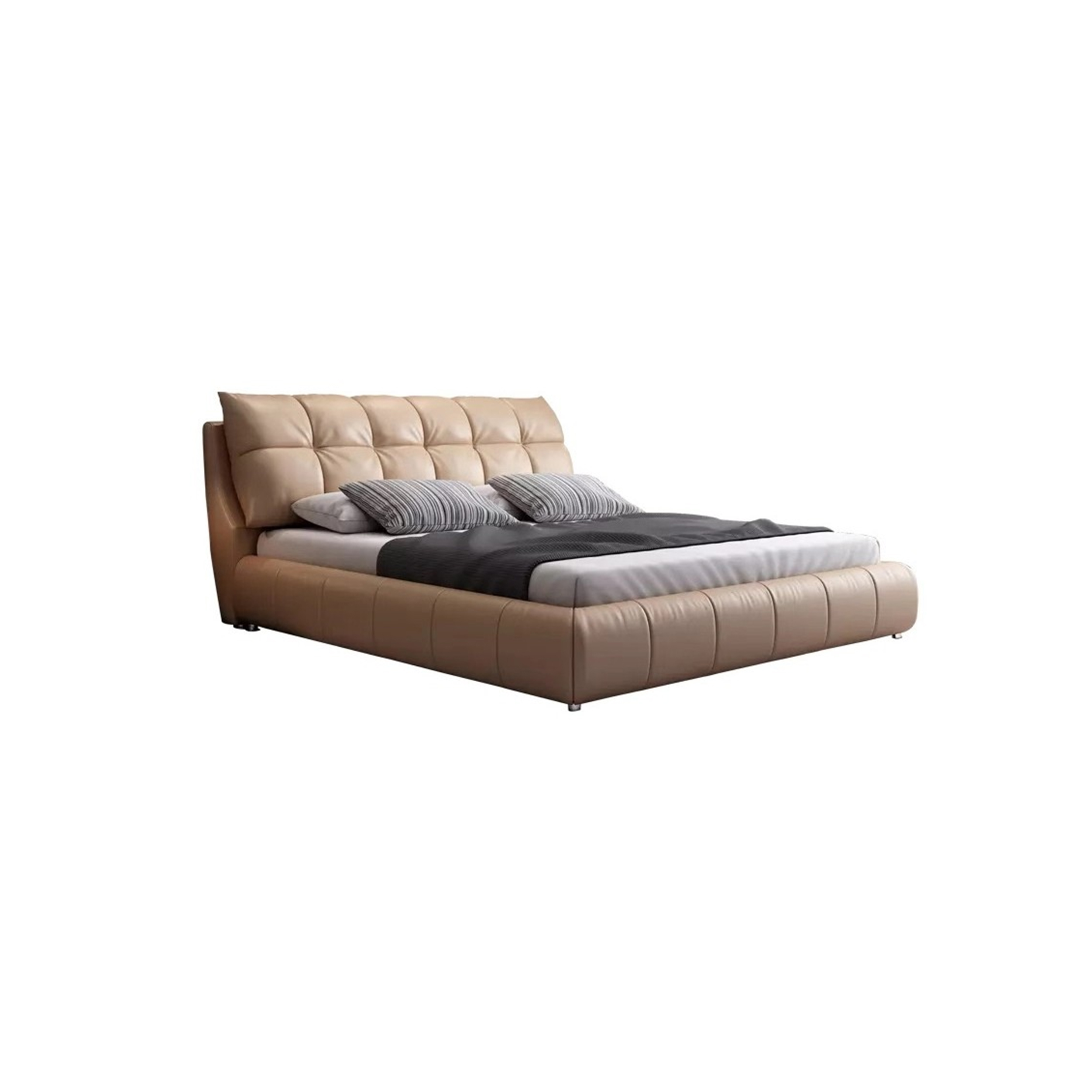 Minimalist Upholstered Bed SY080