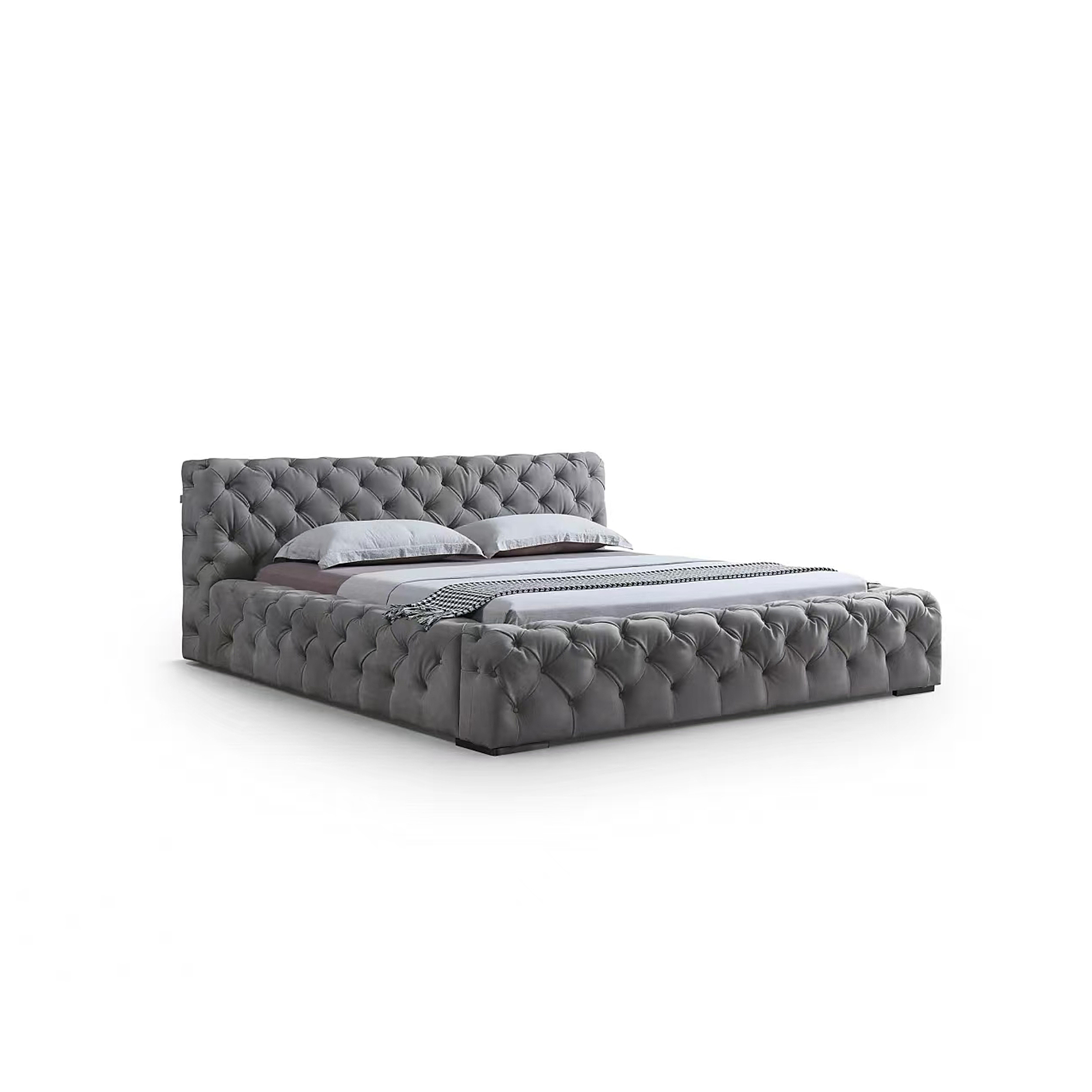Minimalist Upholstered Bed SY098